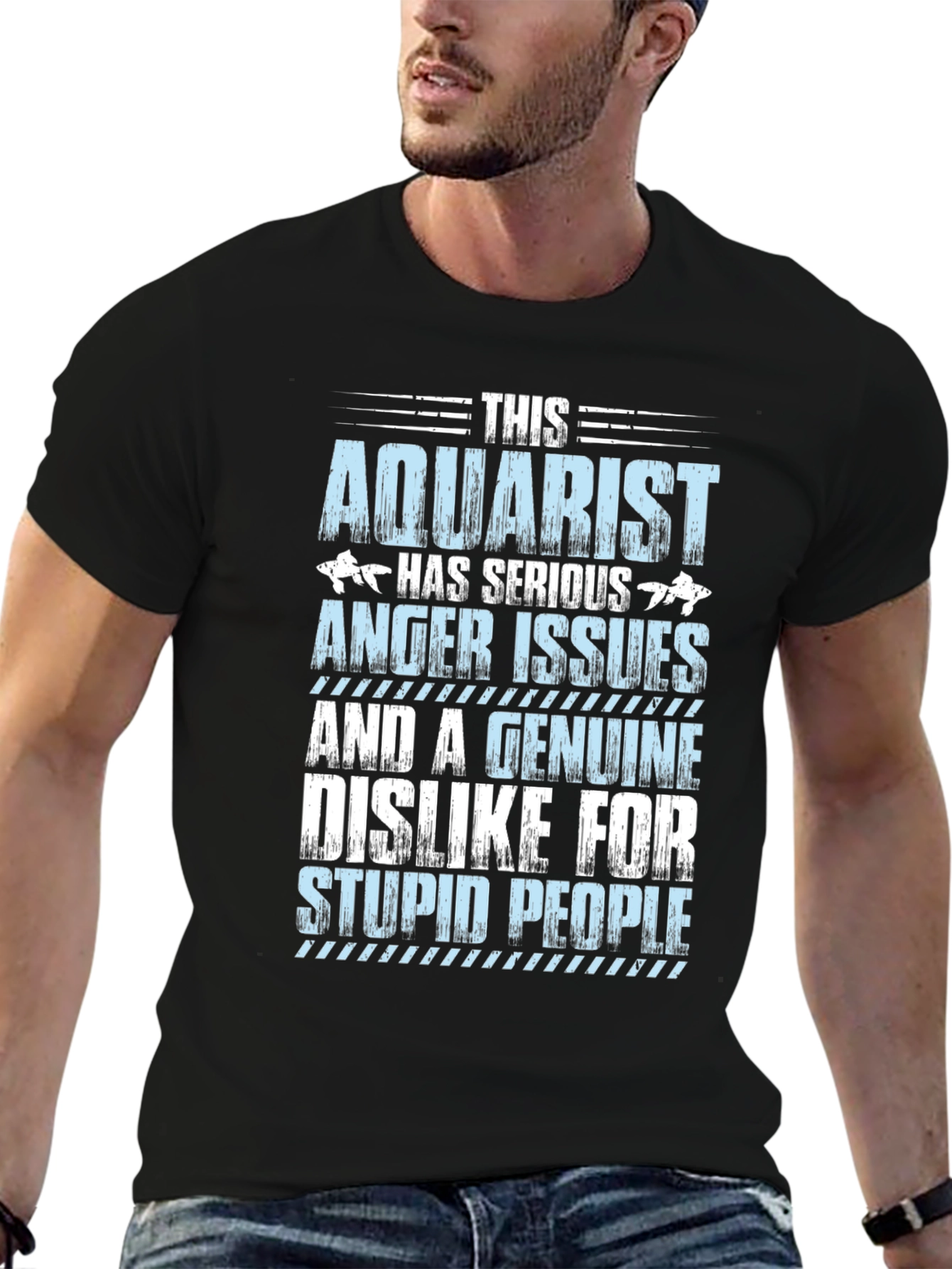 Aquarist T-Shirt - Serious Anger Issues Funny Tee