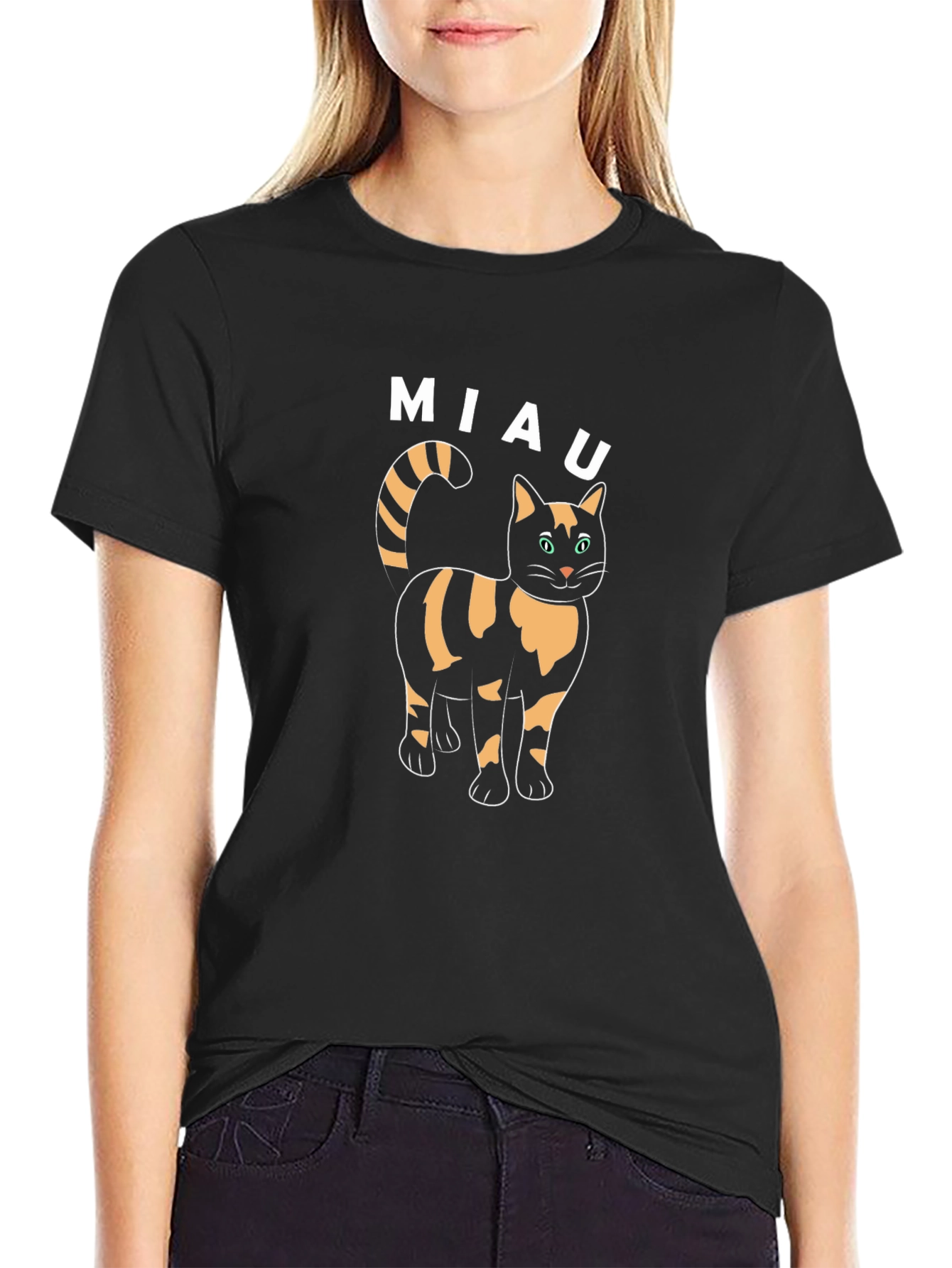 Miau Cat Tee - Cute Cat Lover T-Shirt