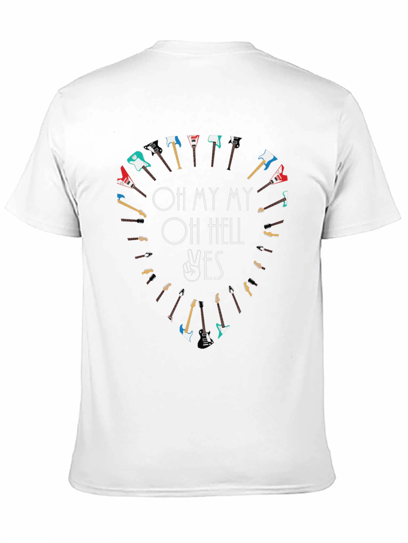 Oh My My Oh Hell Yes Guitar Pick T-Shirt