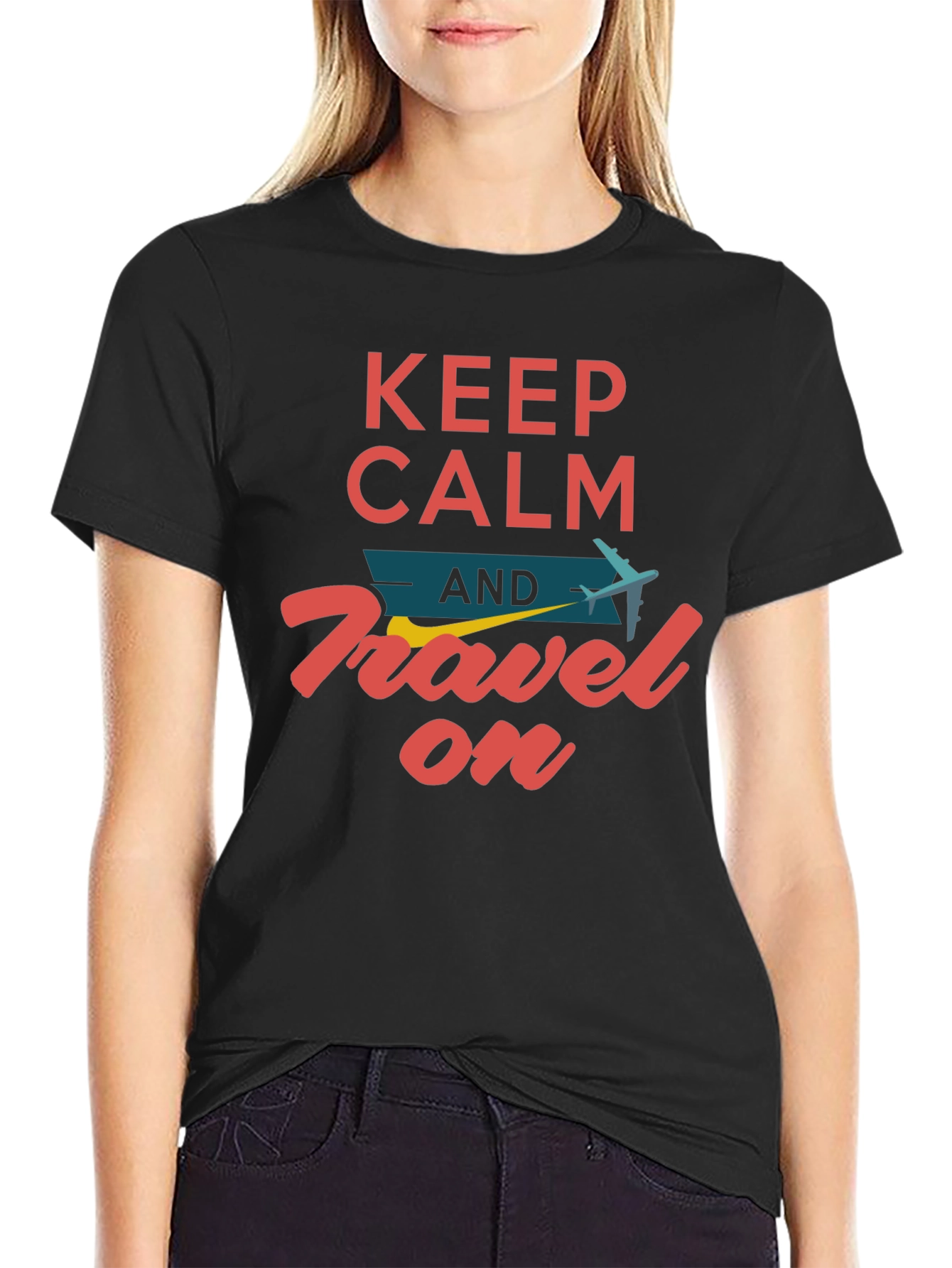 Keep Calm and Travel On T-Shirt