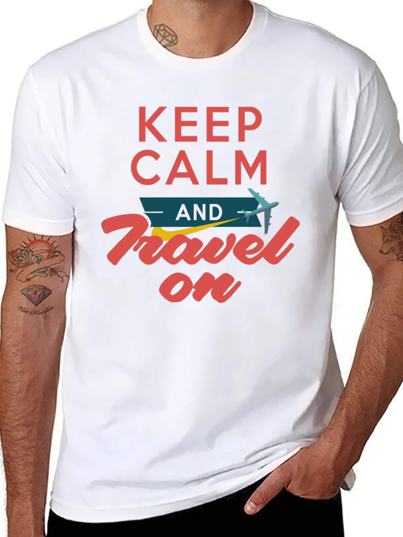 Keep Calm and Travel On T-Shirt