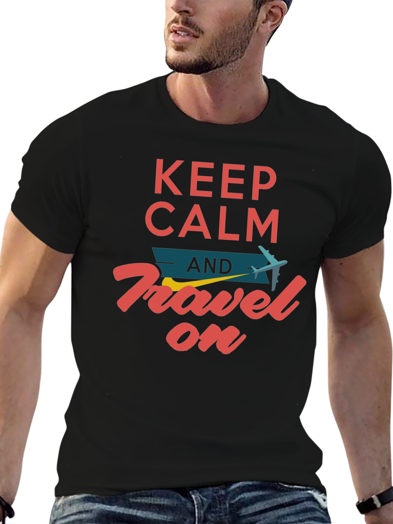 Keep Calm and Travel On T-Shirt