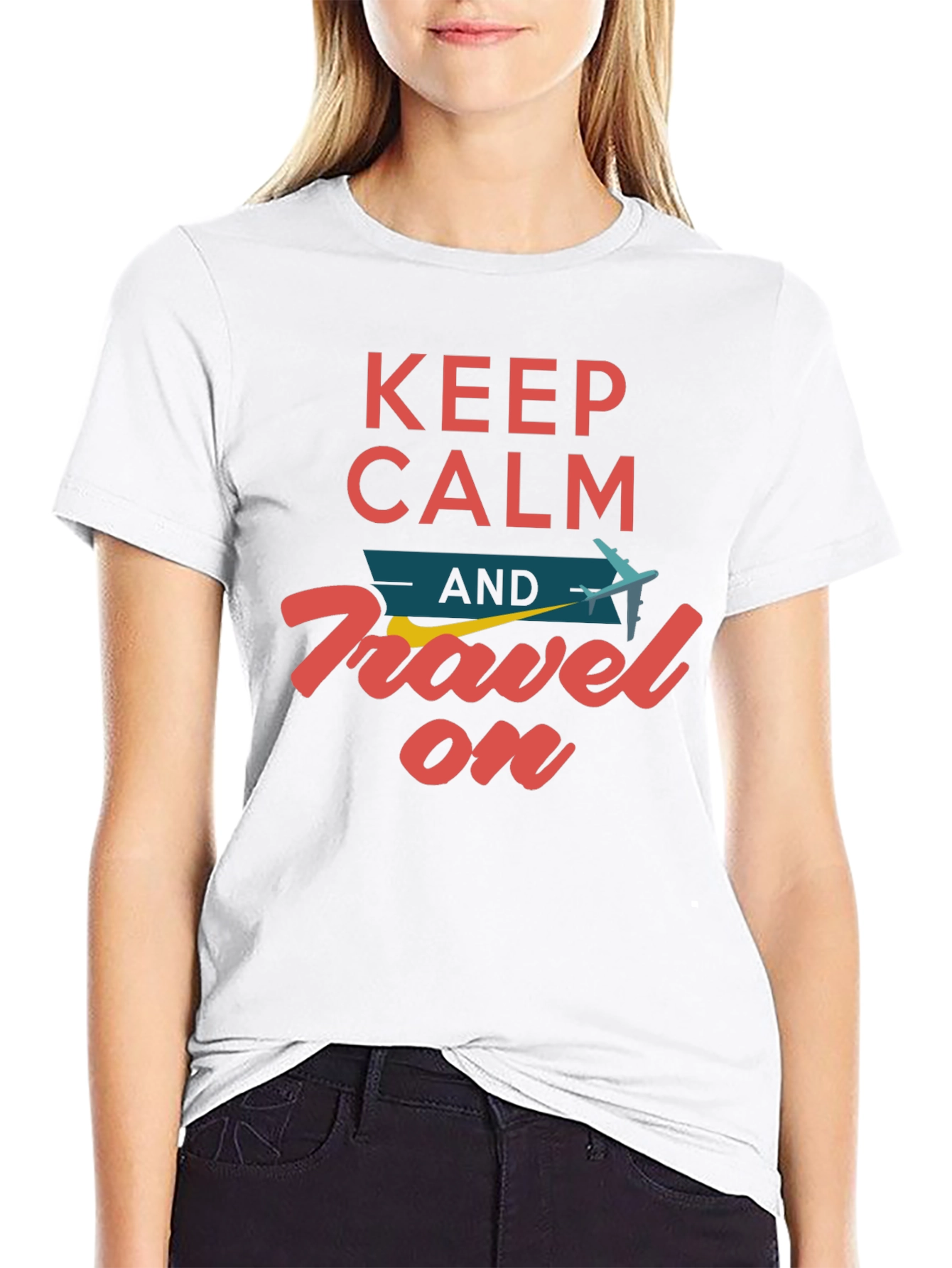 Keep Calm and Travel On T-Shirt