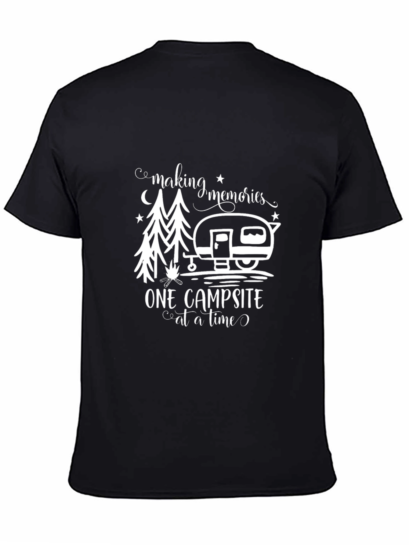 Camping Memories Black Graphic Tee