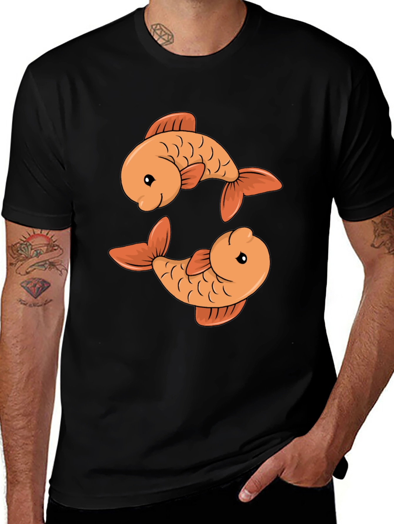 Pisces Fish Graphic Tee - Zodiac T-Shirt
