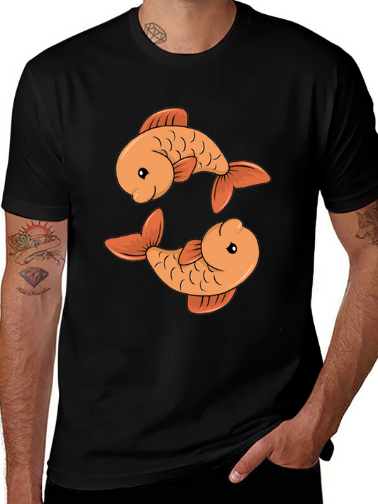 Pisces Fish Graphic Tee - Zodiac T-Shirt
