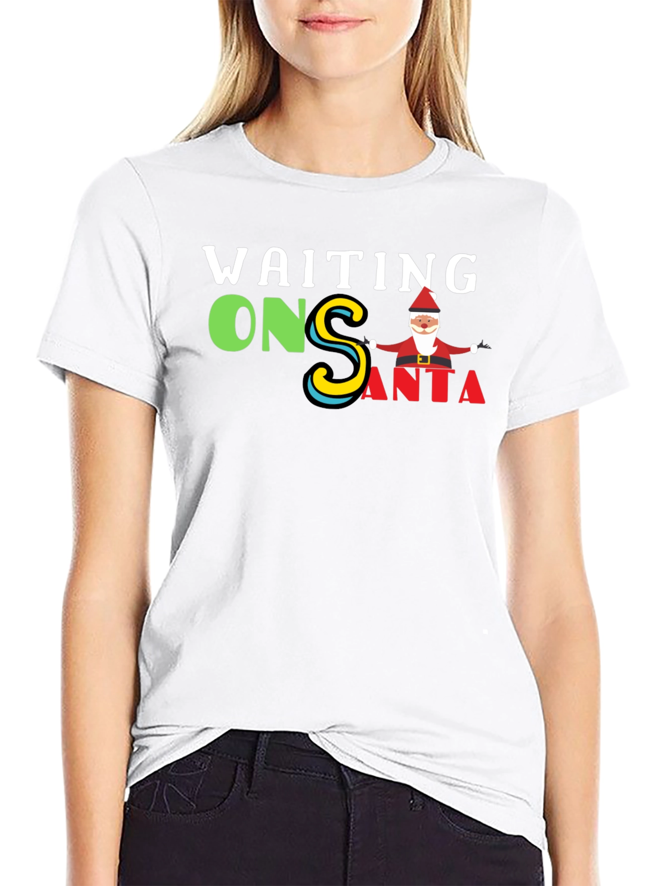 Waiting on Santa Graphic Tee - Holiday Season