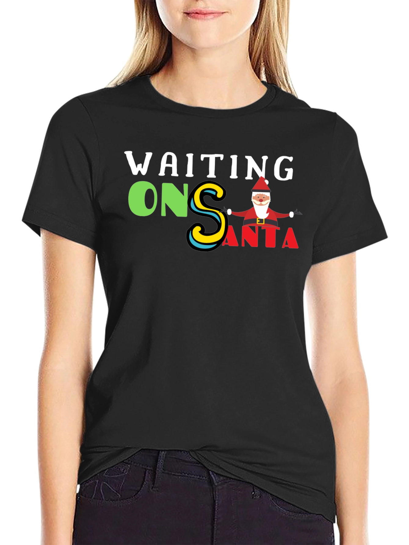 Waiting on Santa Graphic Tee - Holiday Season