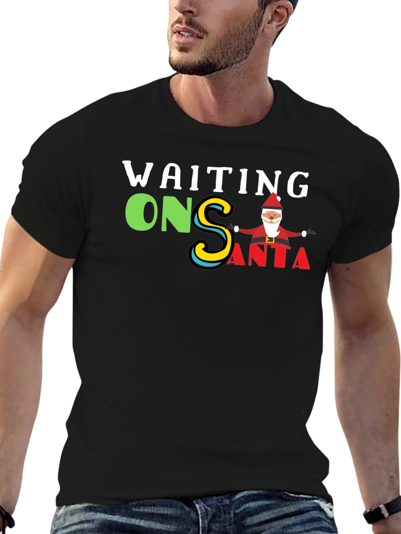 Waiting on Santa Graphic Tee - Holiday Season