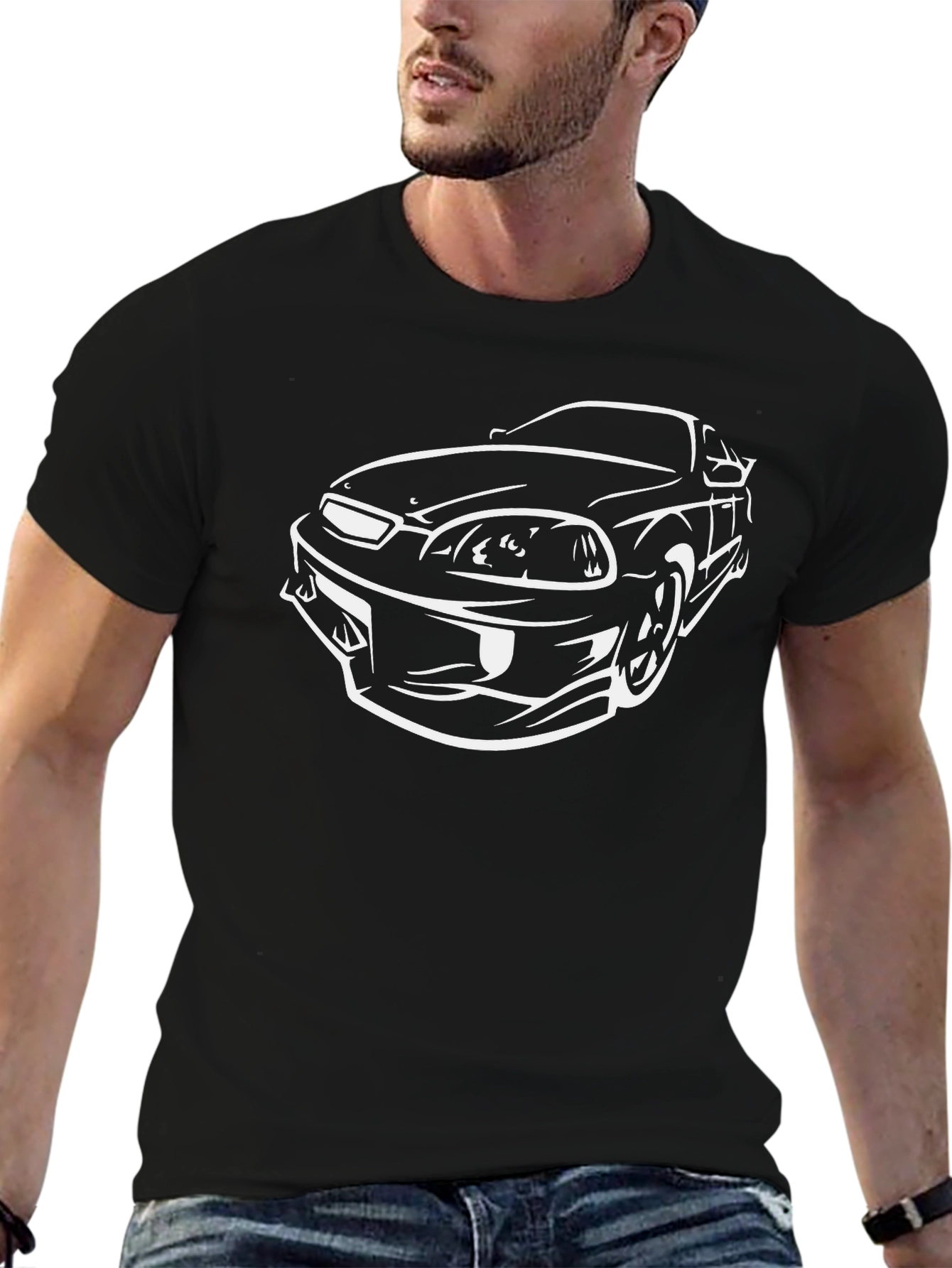 Black Car Graphic Tee