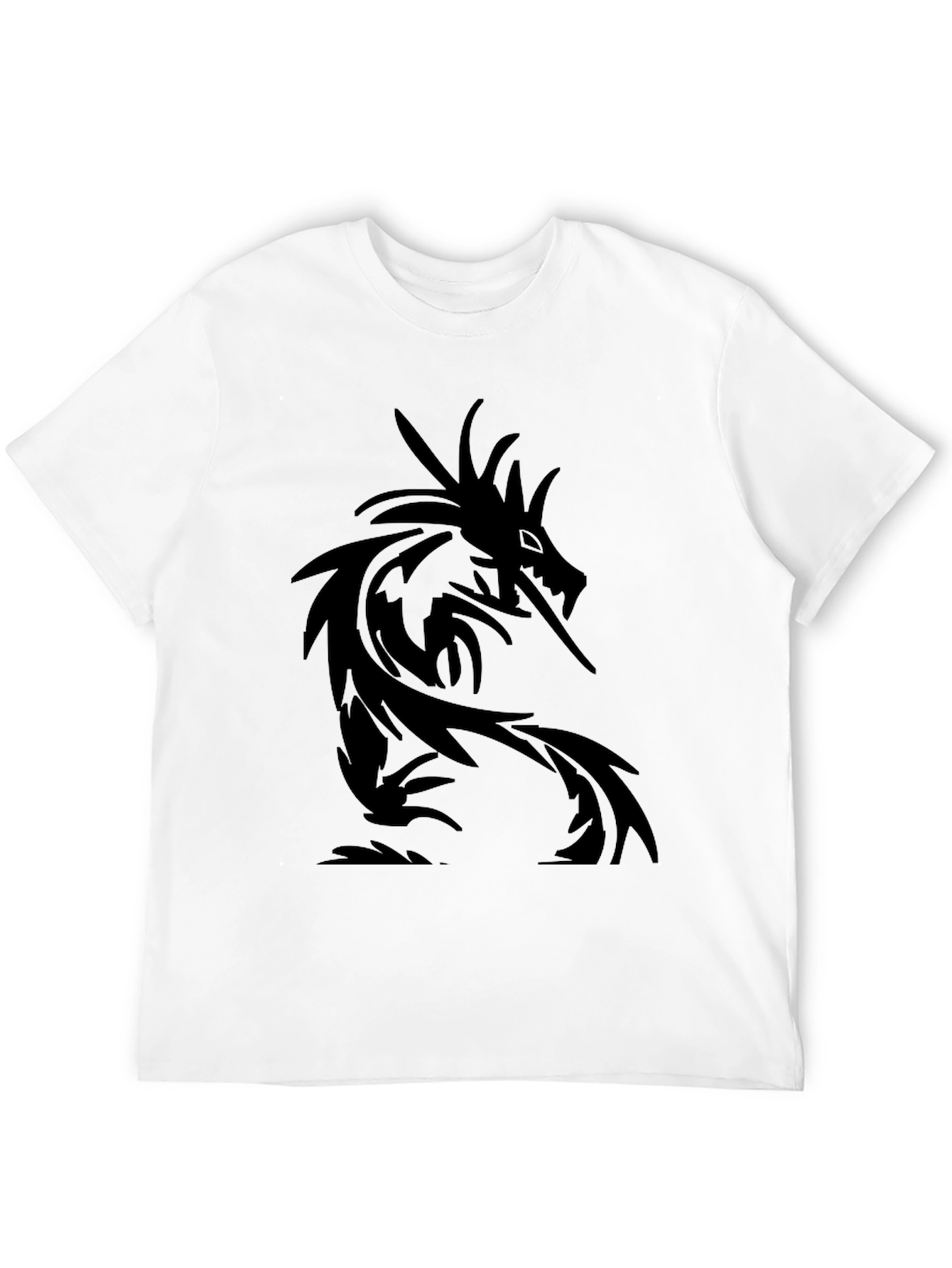 Black Dragon Graphic T-Shirt - Mens Fashion