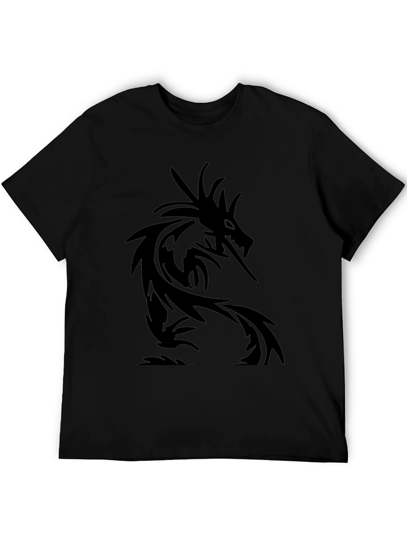 Black Dragon Graphic T-Shirt - Mens Fashion