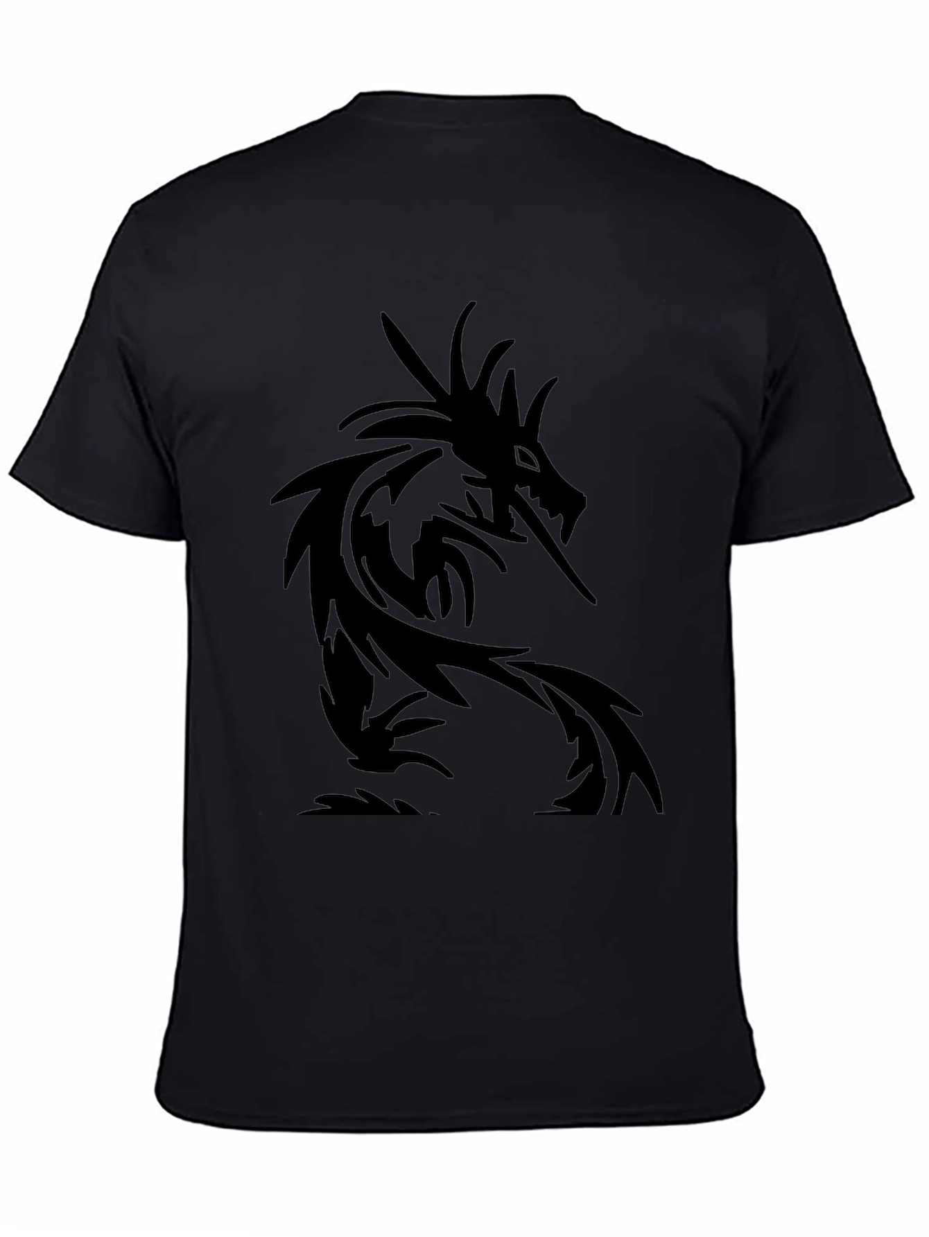 Black Dragon Graphic T-Shirt - Mens Fashion