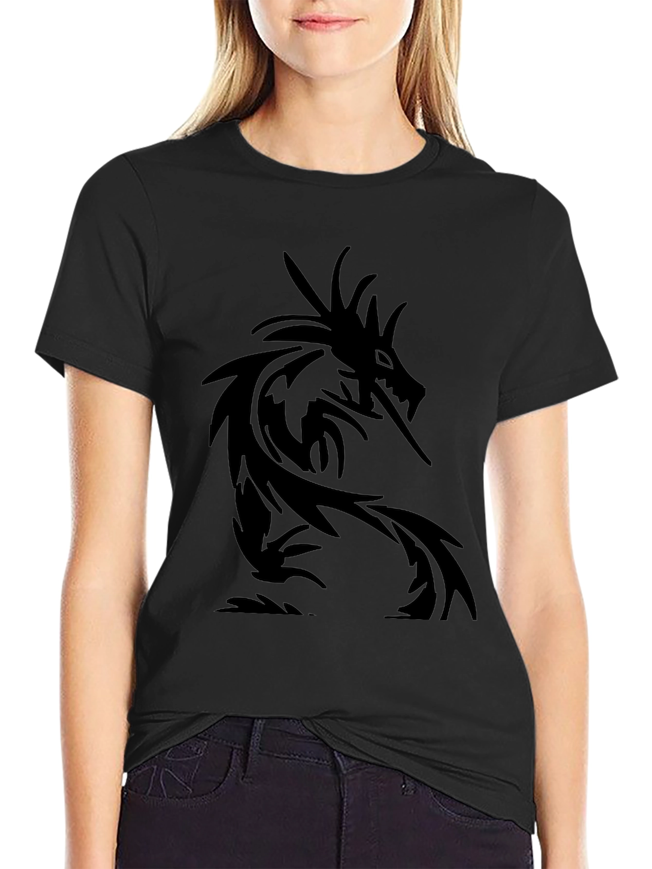 Black Dragon Graphic T-Shirt - Mens Fashion