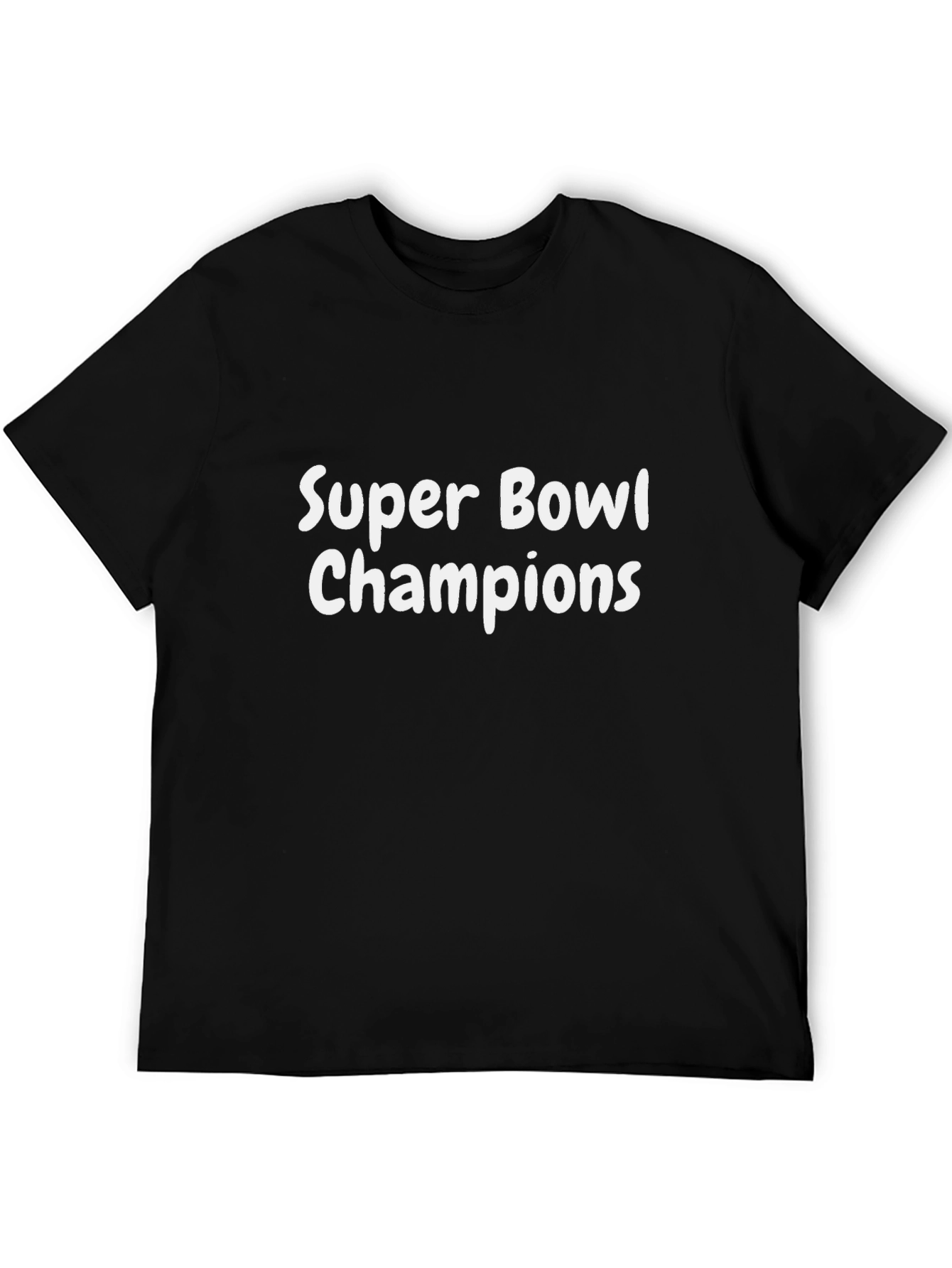 Super Bowl Champions Black T-Shirt