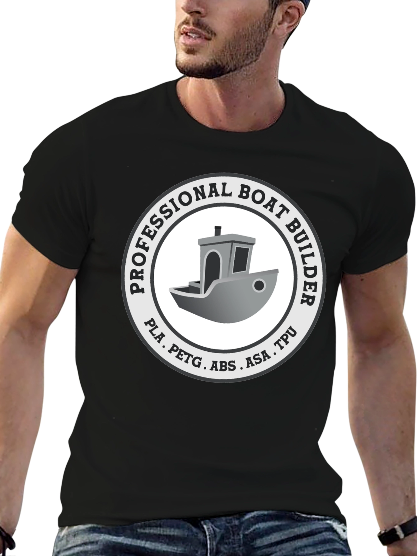 Professional Boat Builder 3D Printing T-Shirt