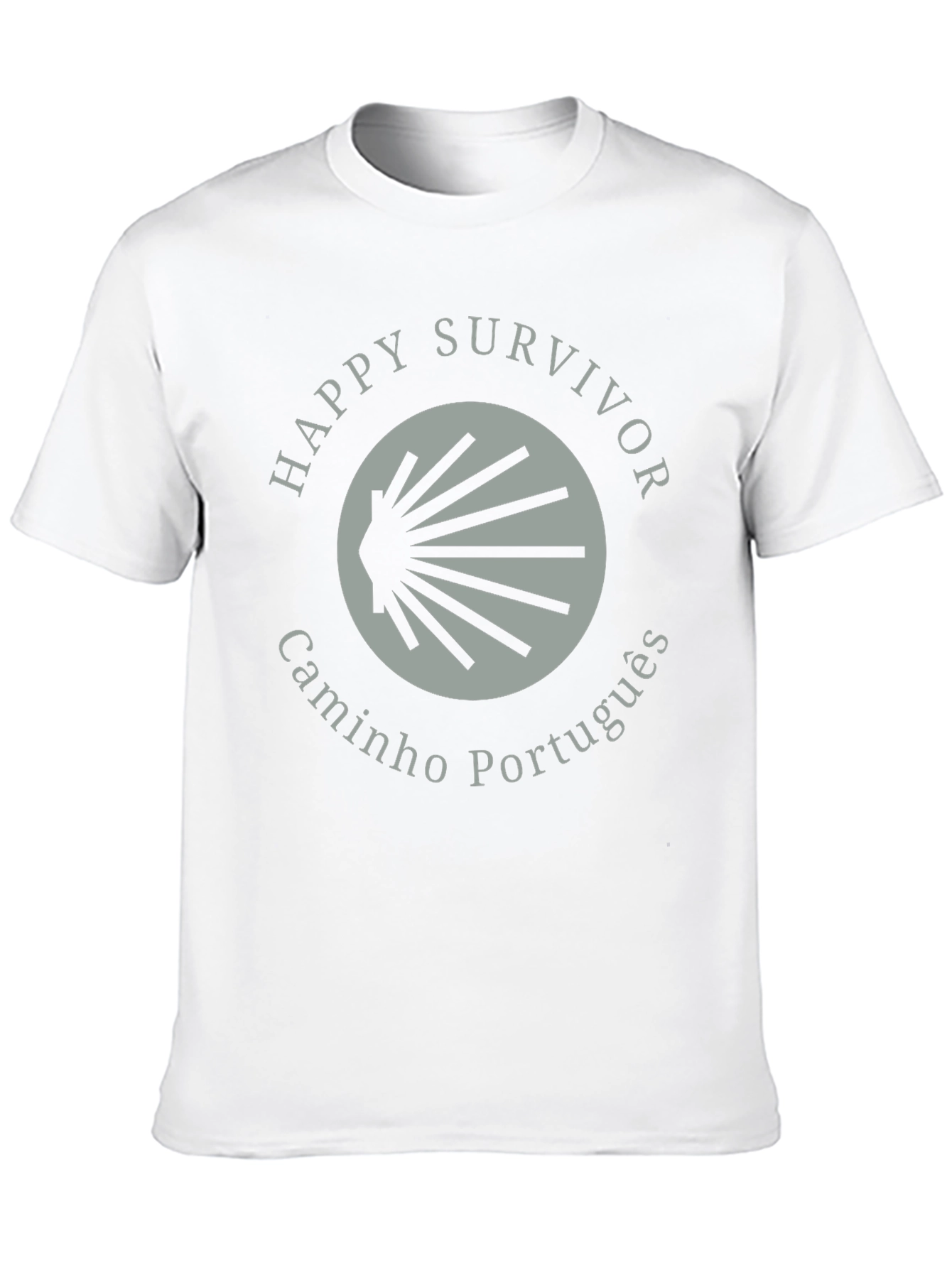 Happy Survivor Camino Português Black T-Shirt