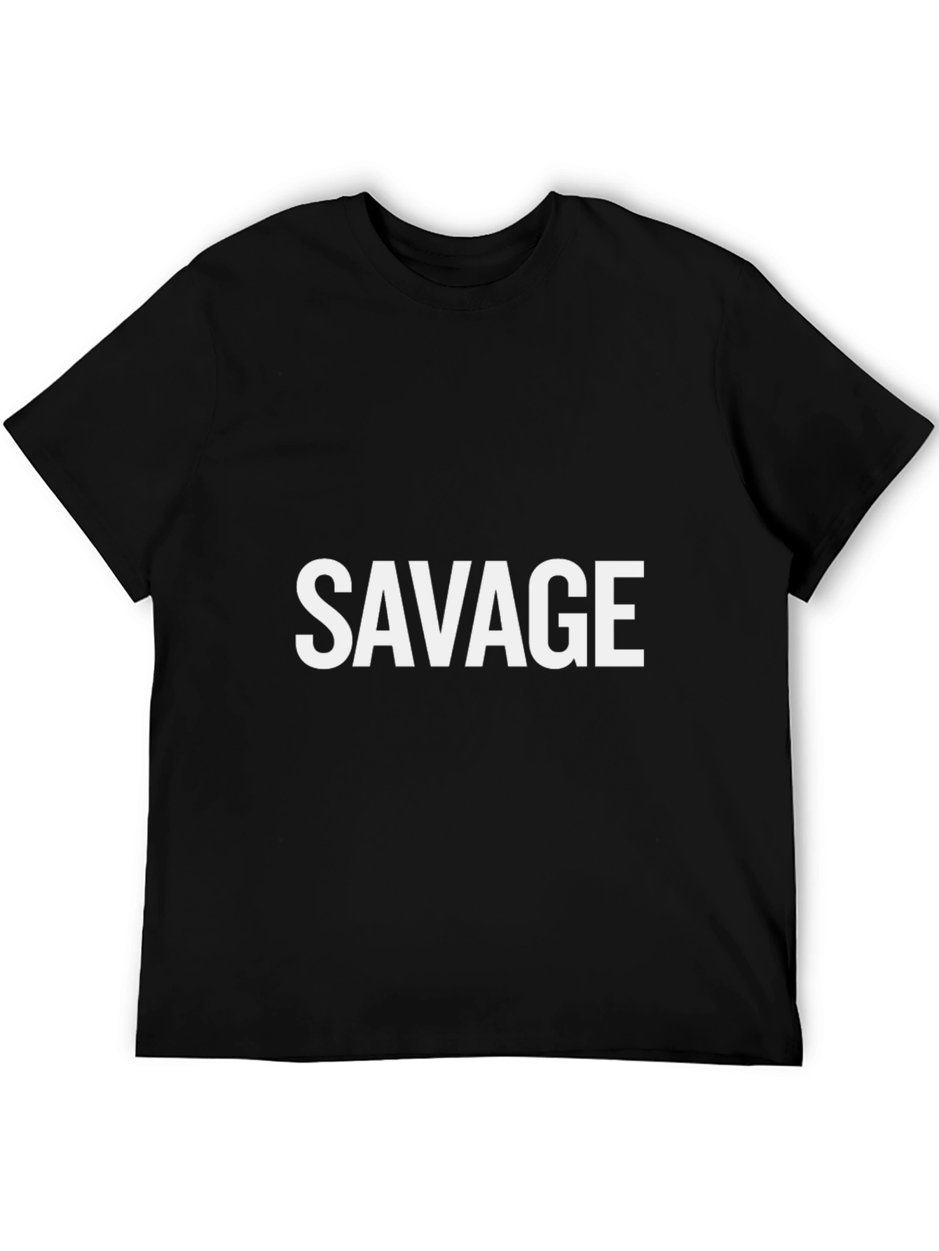 Savage Graphic T-Shirt - Bold Black Tee