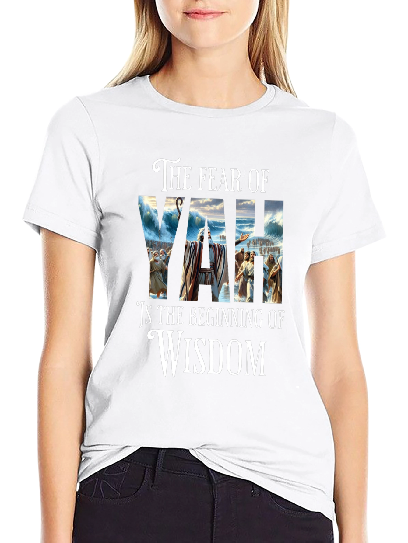 Fear of YAH Wisdom T-Shirt | Religious Graphic Tee