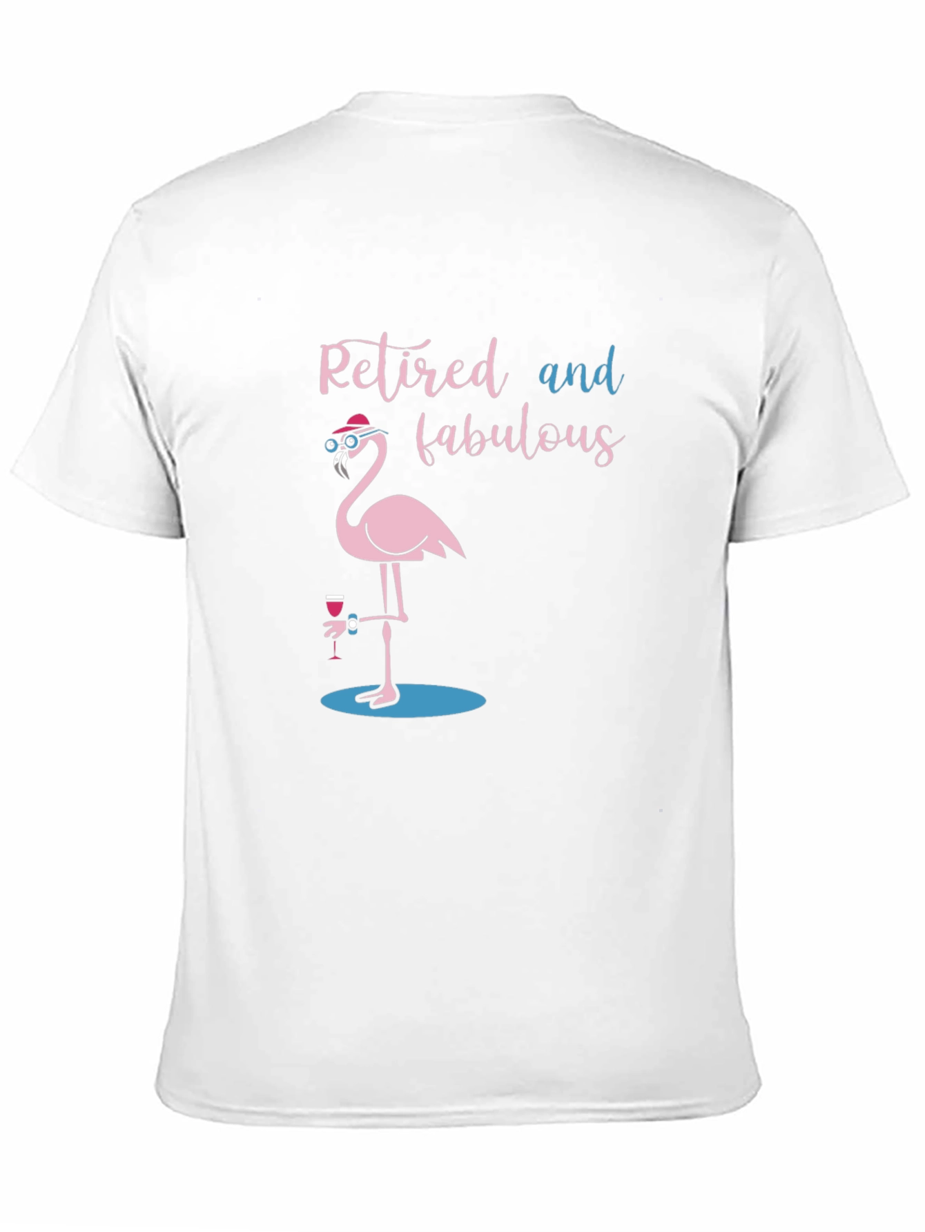 Retired and Fabulous Flamingo T-Shirt
