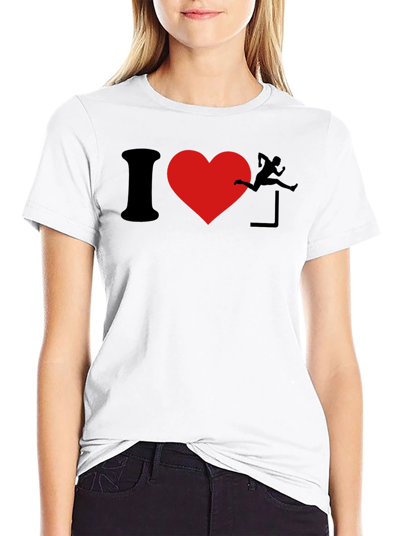 I Love Hurdles T-Shirt Track & Field Tee