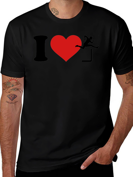 I Love Hurdles T-Shirt Track & Field Tee
