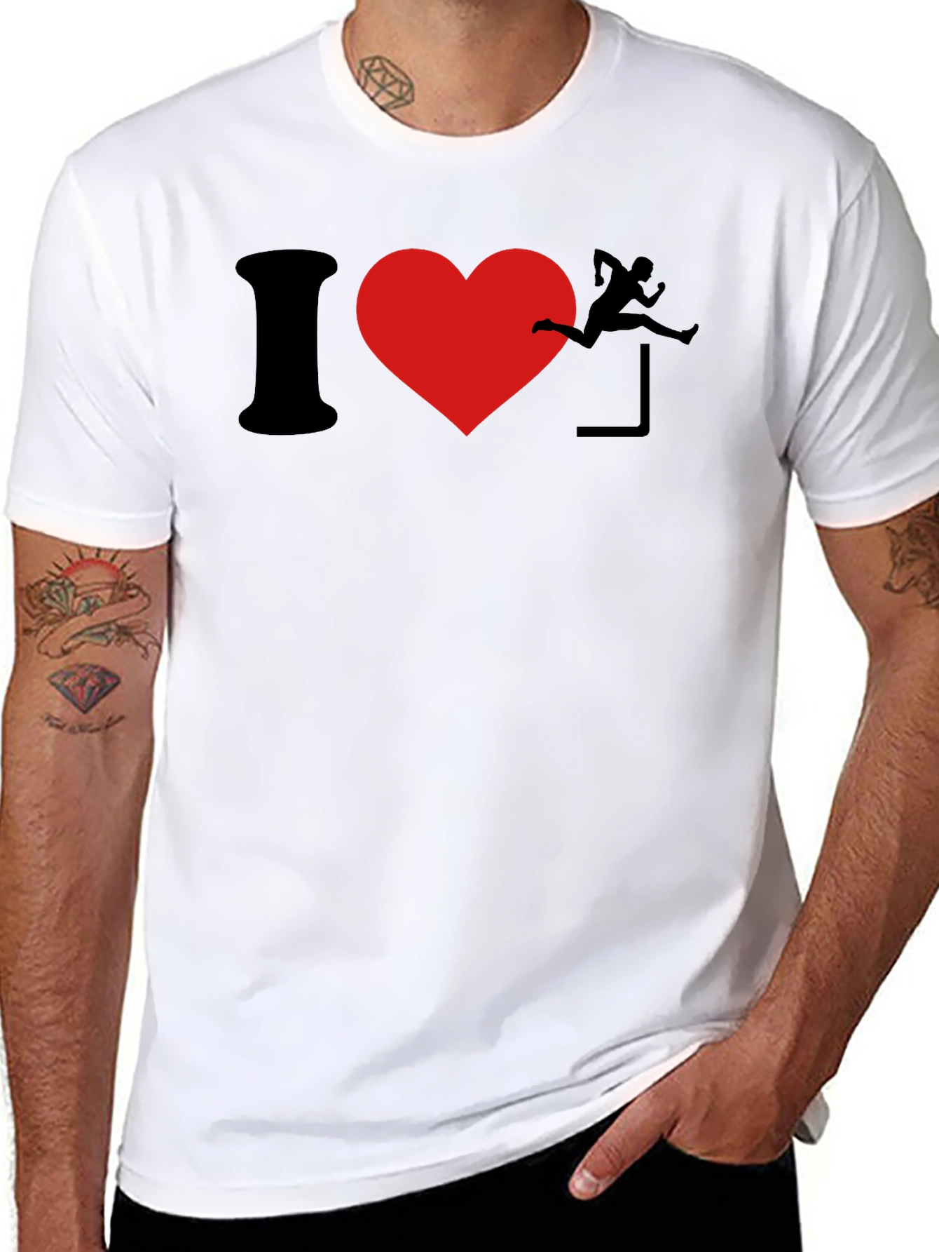 I Love Hurdles T-Shirt Track & Field Tee