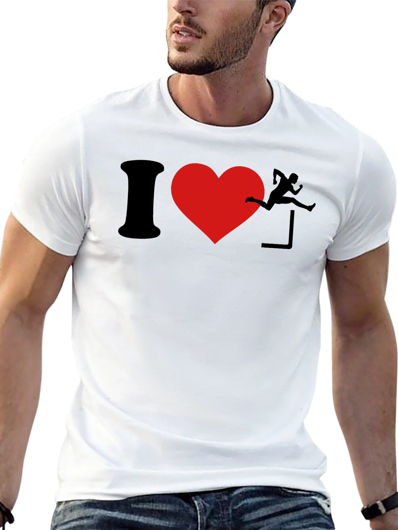 I Love Hurdles T-Shirt Track & Field Tee