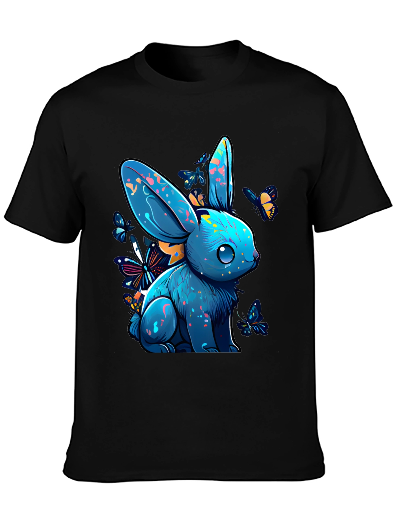 Vibrant Bunny Graphic Tee