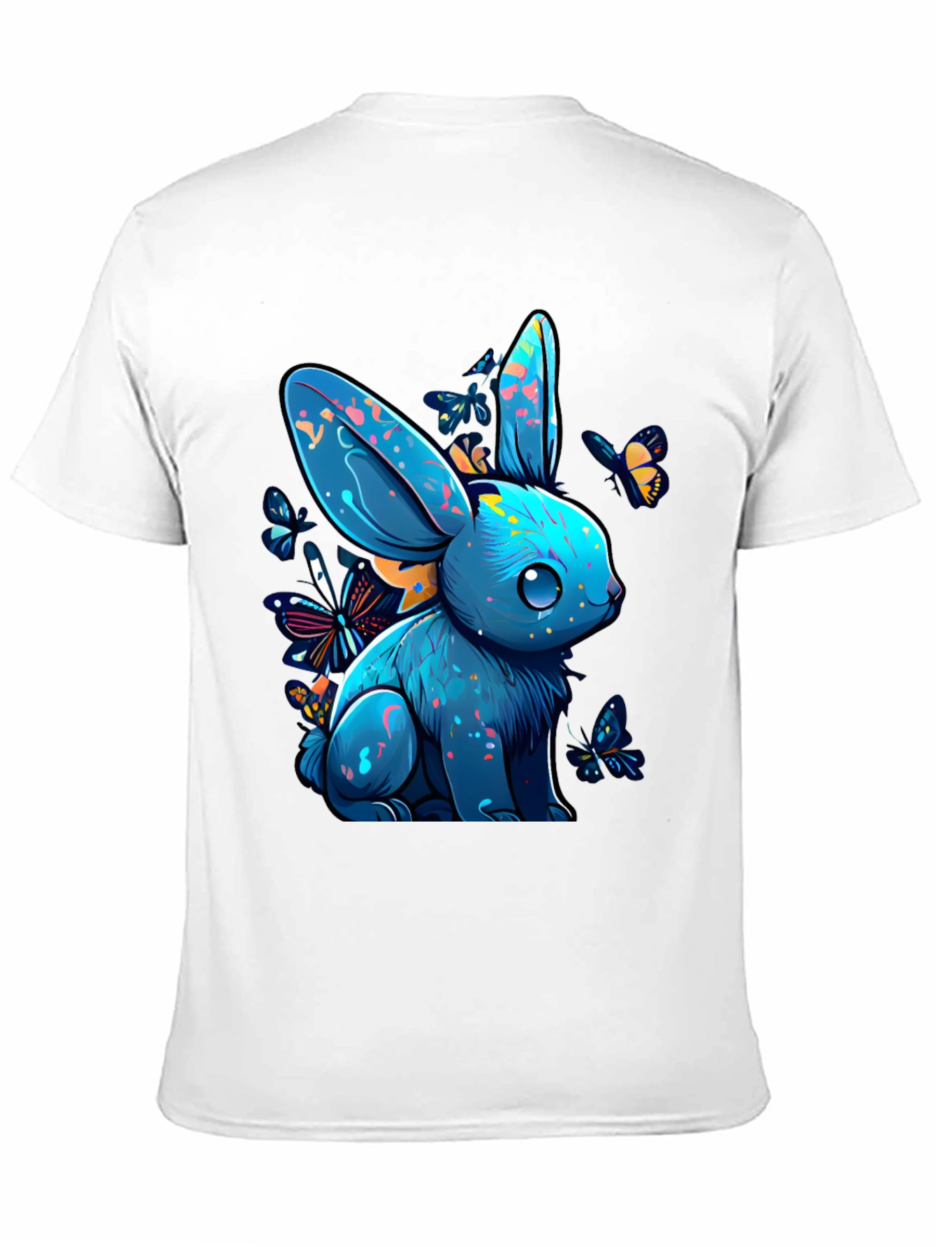 Vibrant Bunny Graphic Tee