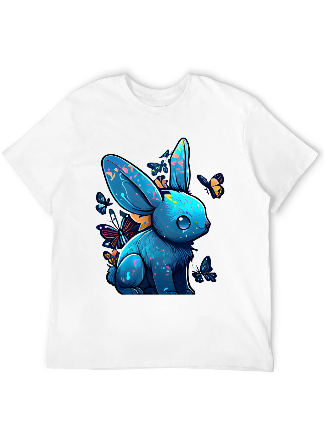 Vibrant Bunny Graphic Tee