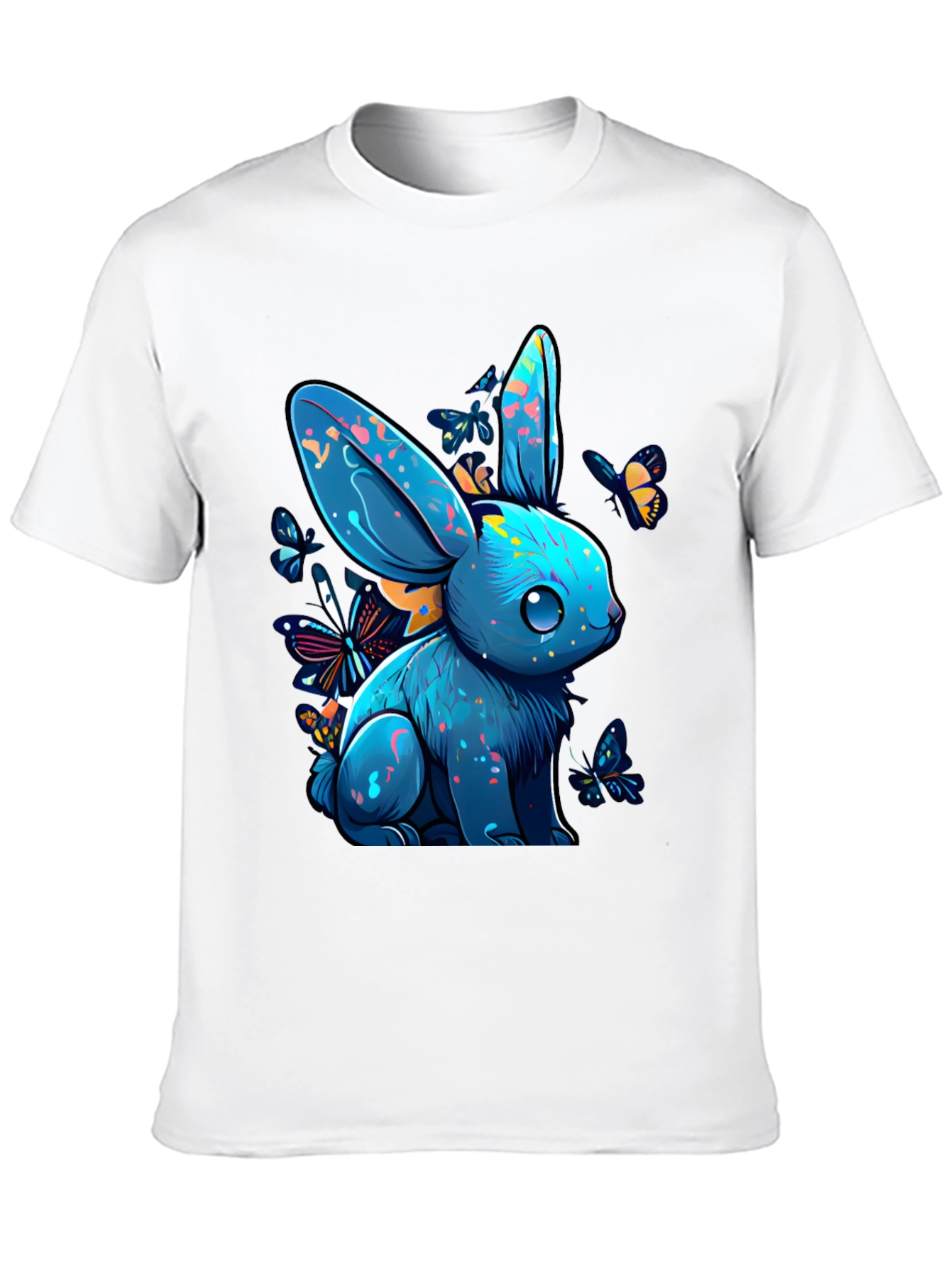 Vibrant Bunny Graphic Tee