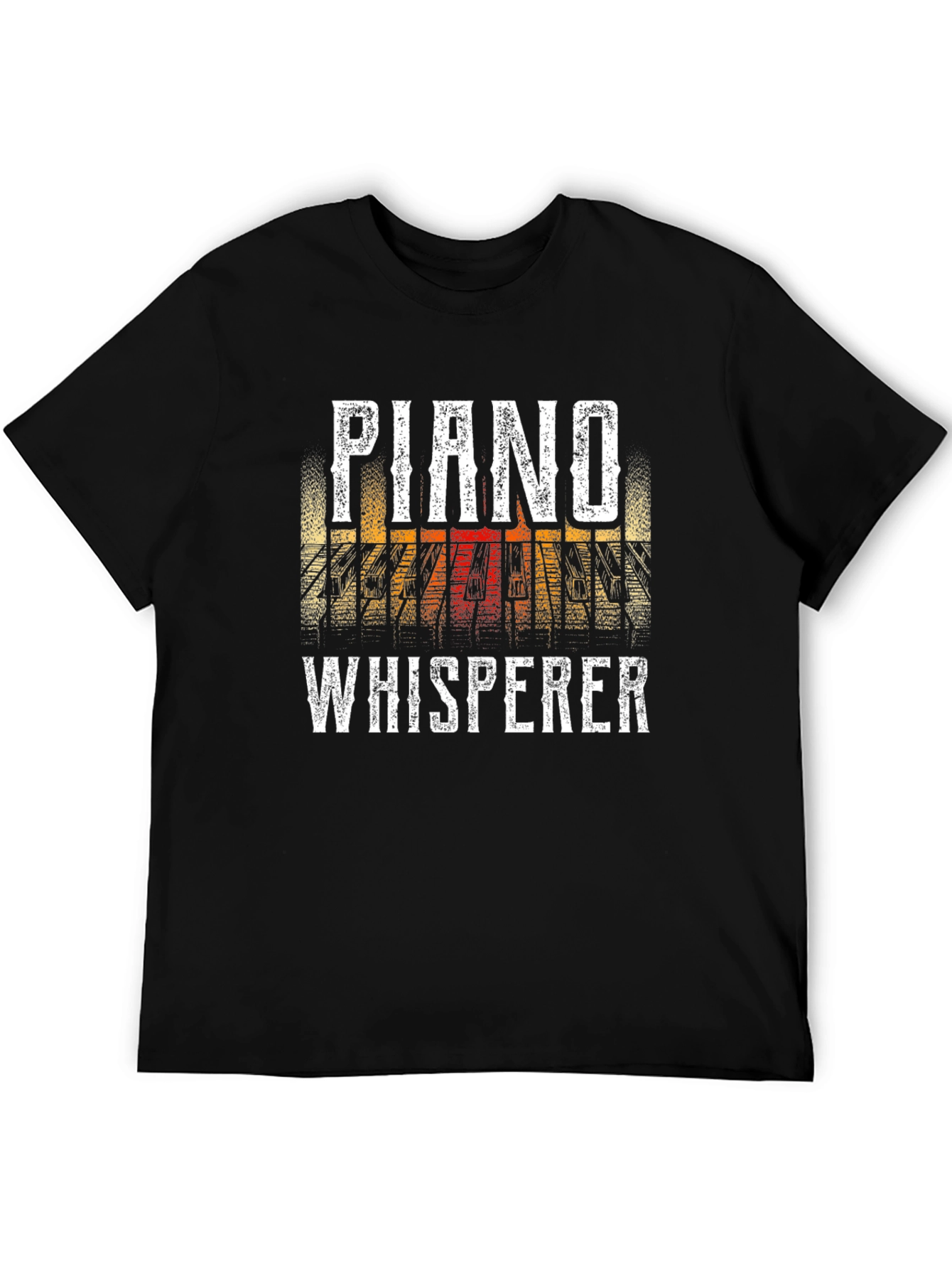 Piano Whisperer Graphic Tee - Musician T-Shirt