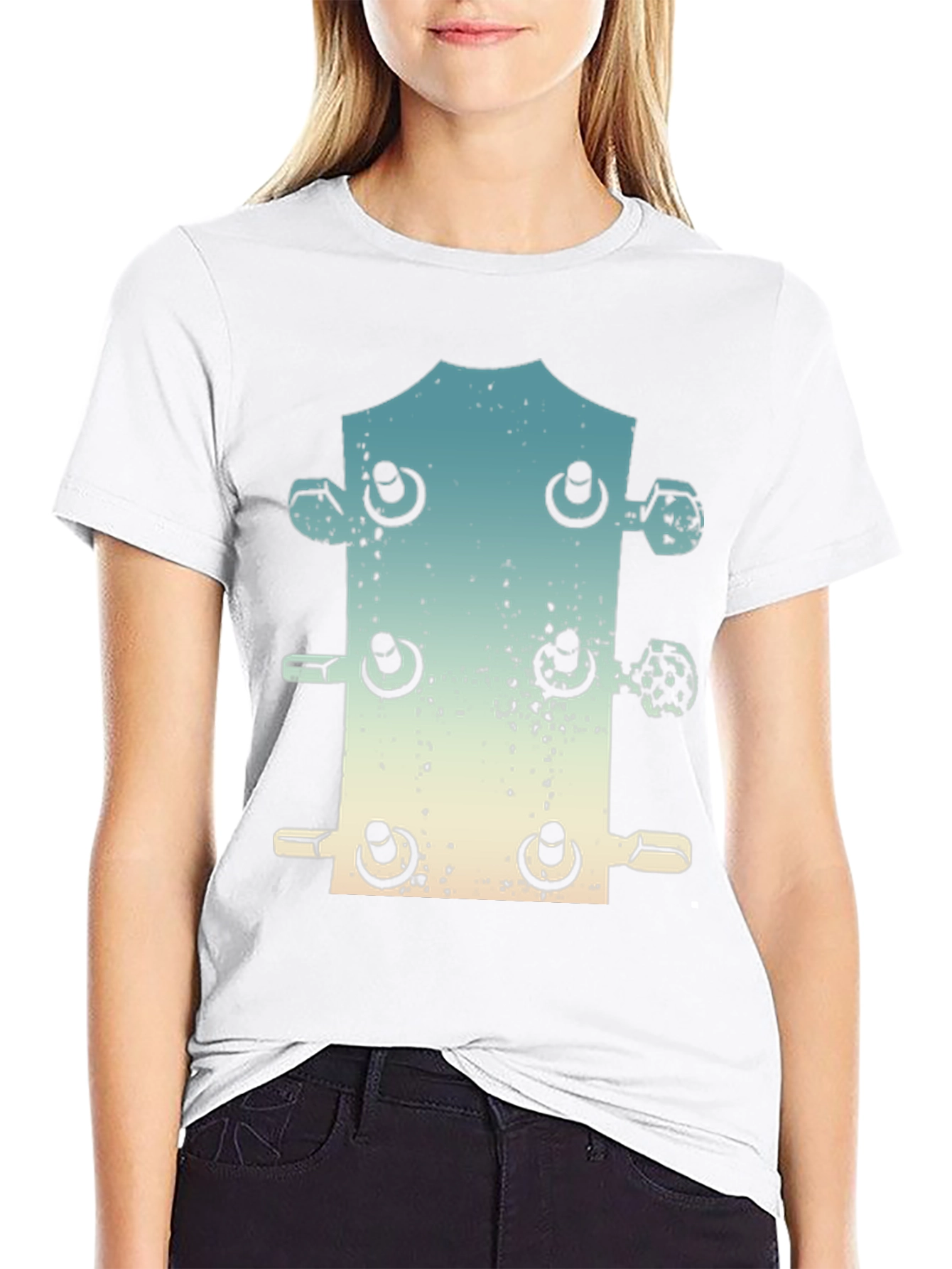 Guitar Headstock Graphic T-Shirt