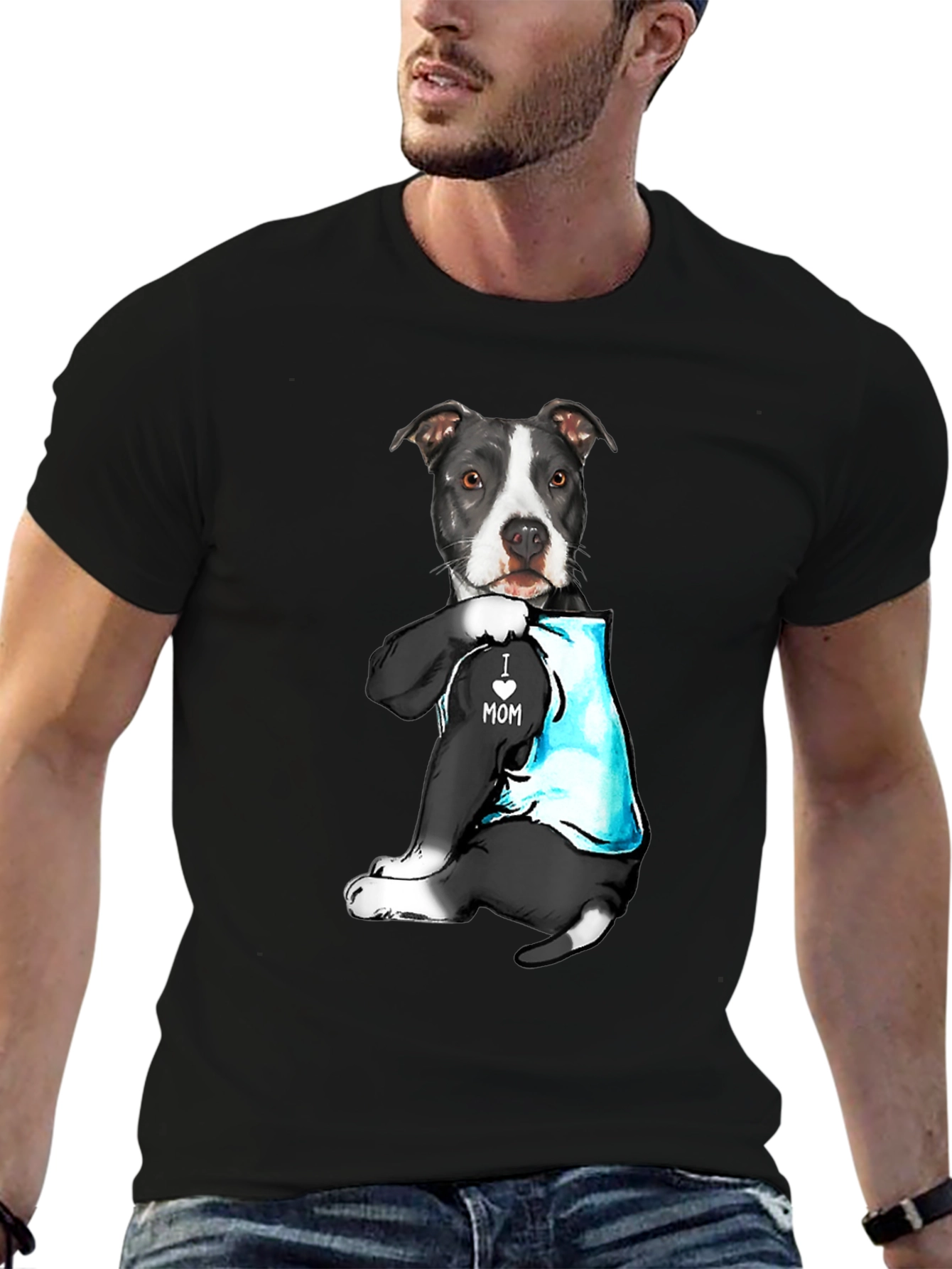 Dog I Heart Mom T-Shirt
