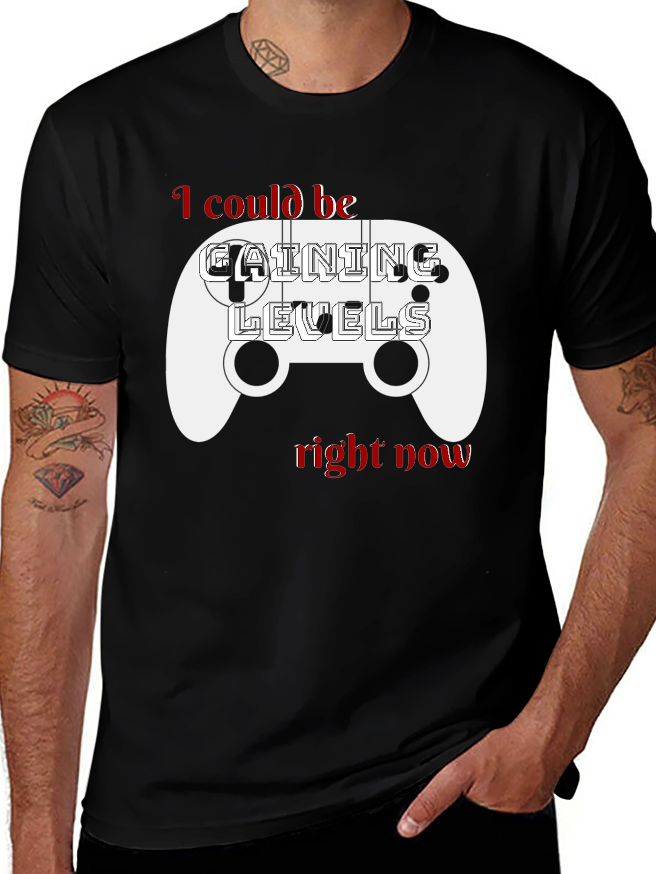 Gamer T-Shirt - I Could Be Gaining Levels