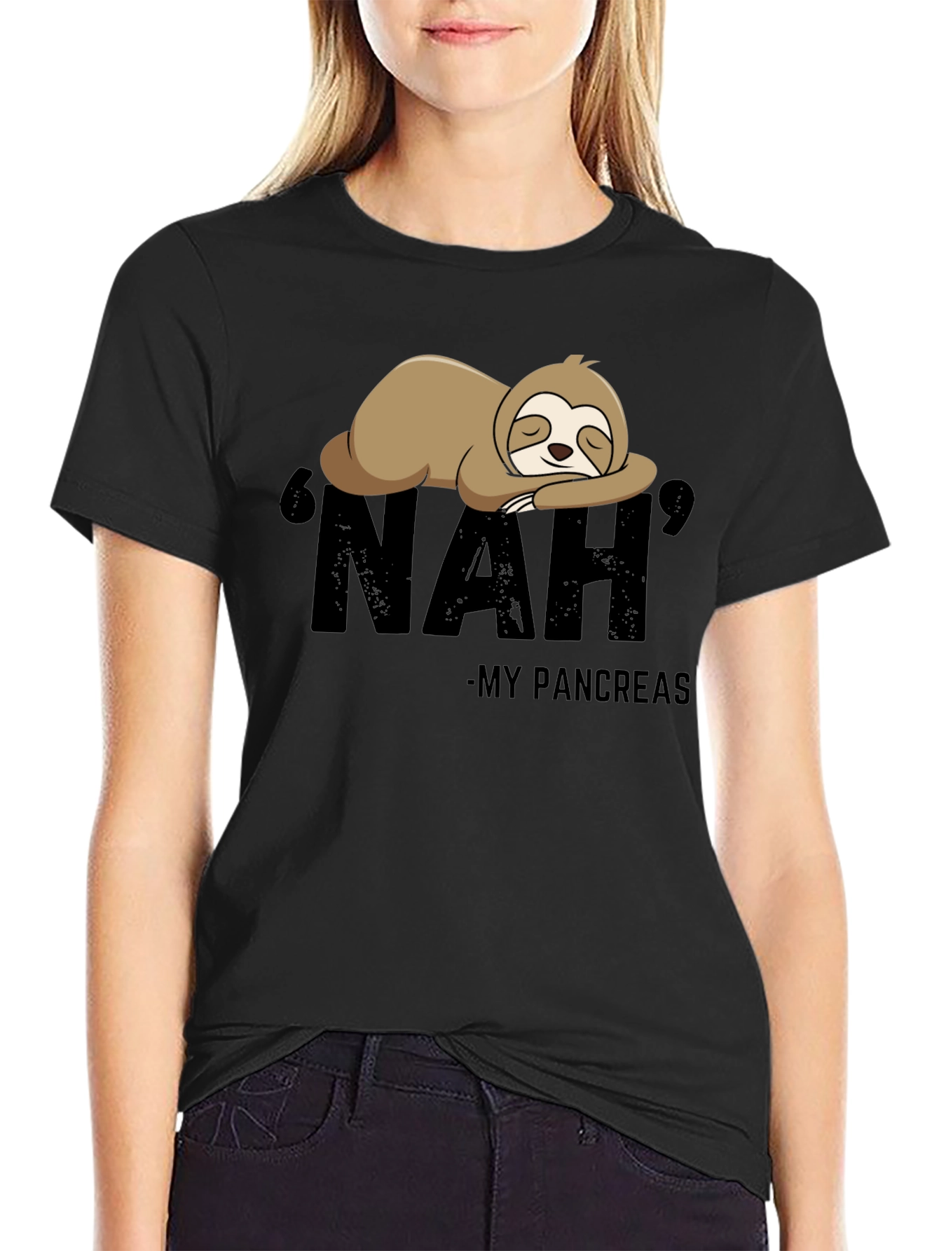 Nah My Pancreas Sloth T-Shirt