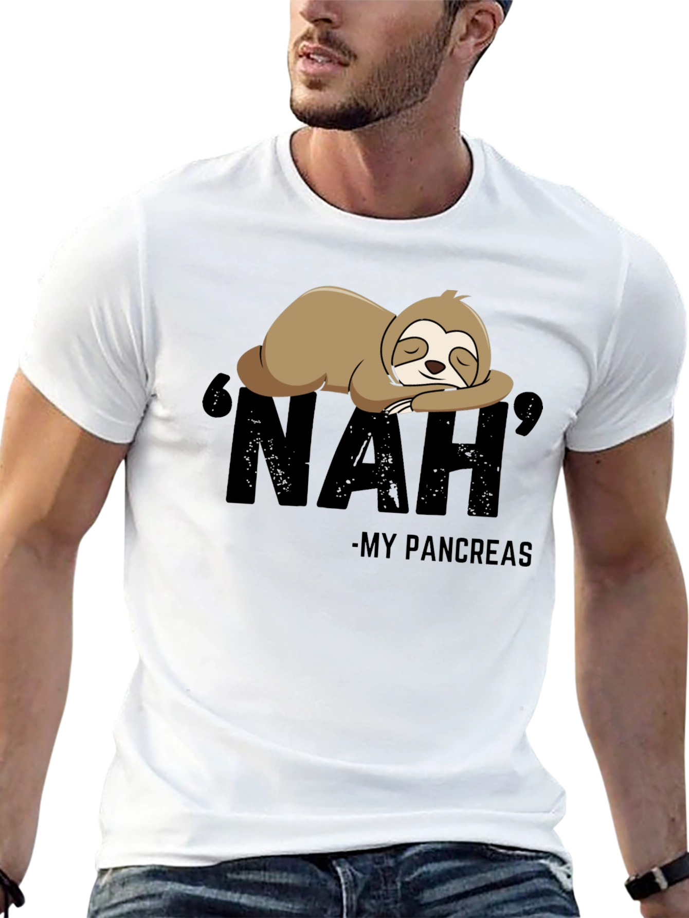 Nah My Pancreas Sloth T-Shirt