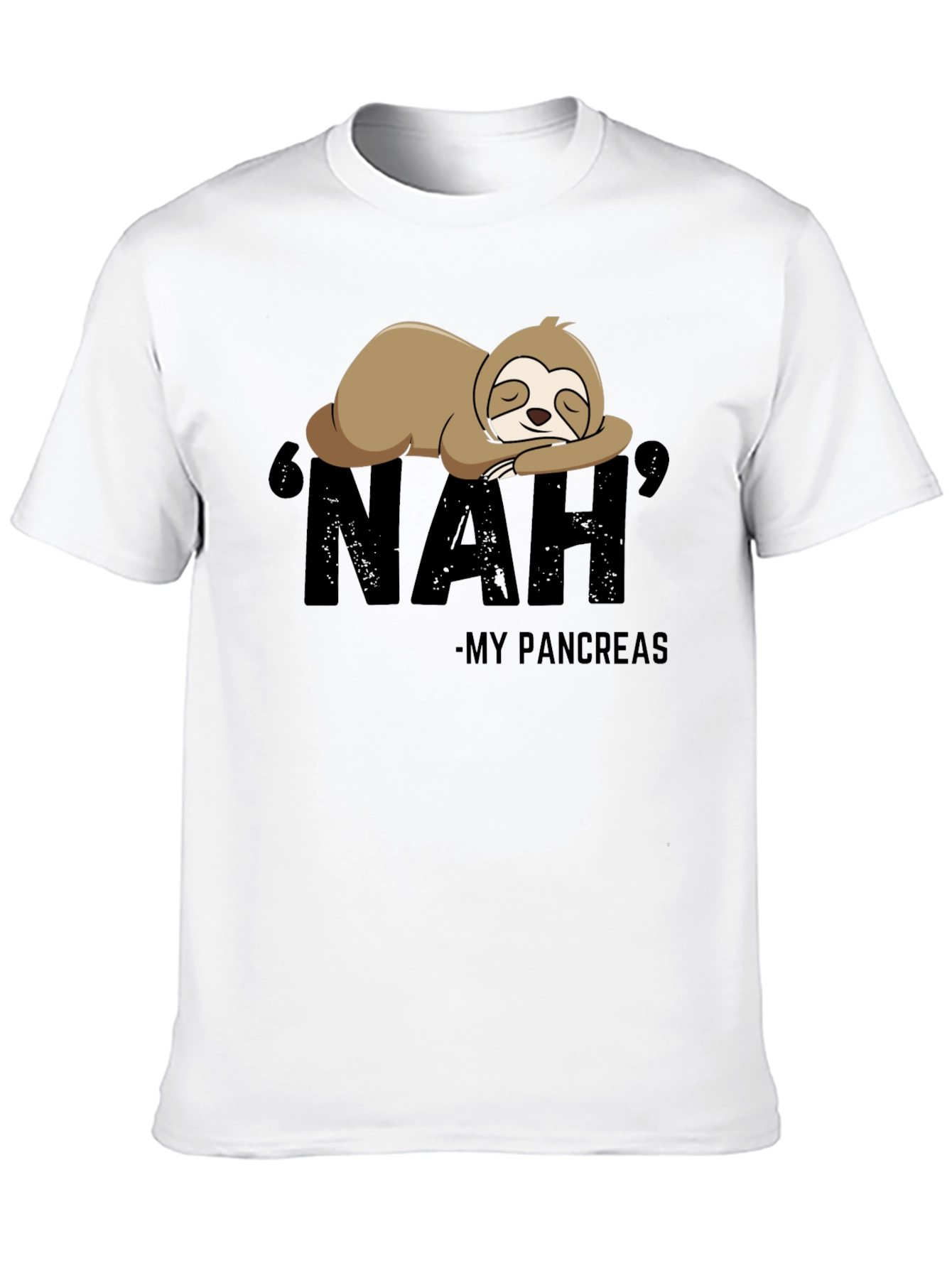 Nah My Pancreas Sloth T-Shirt