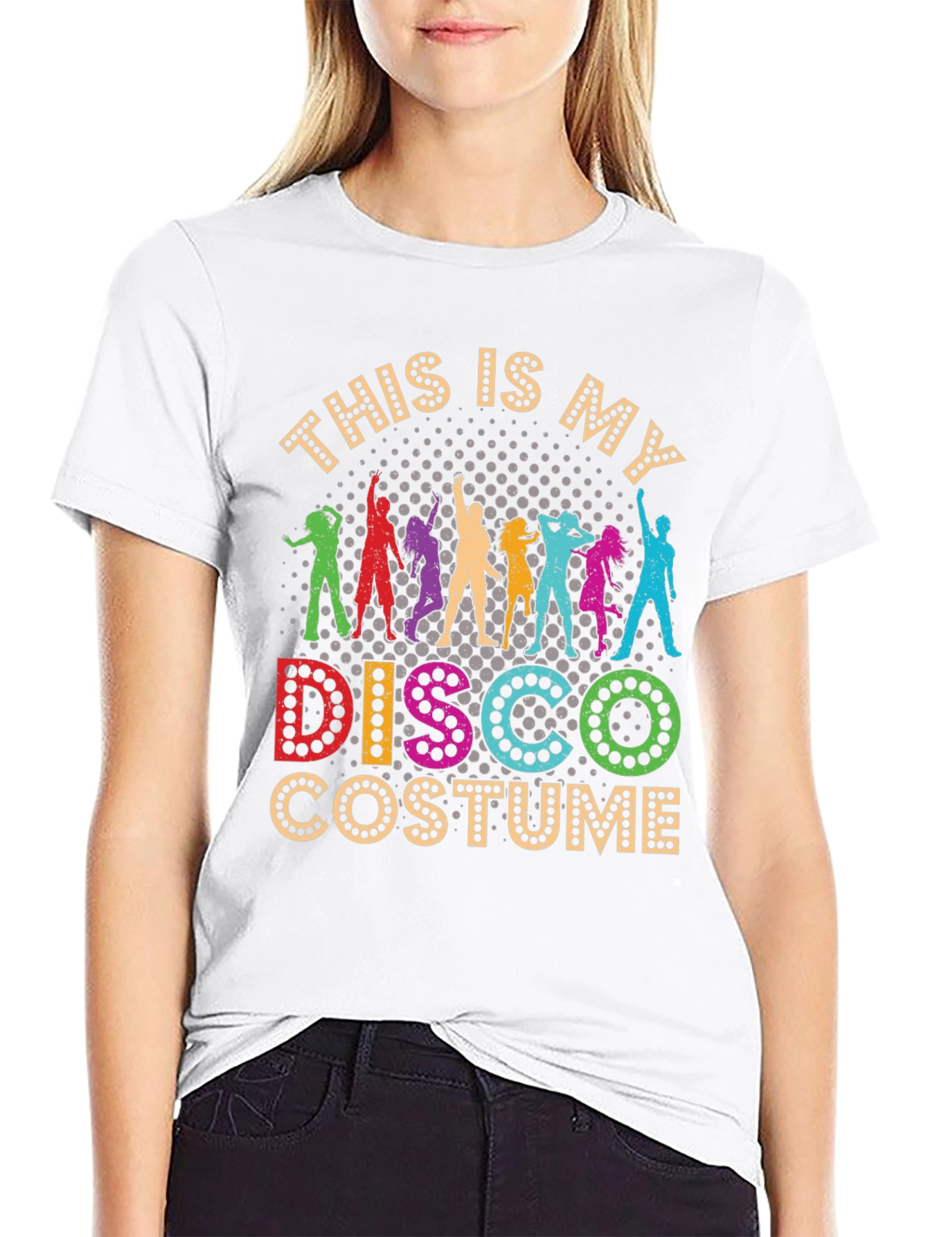 Retro Disco Costume Graphic T-Shirt