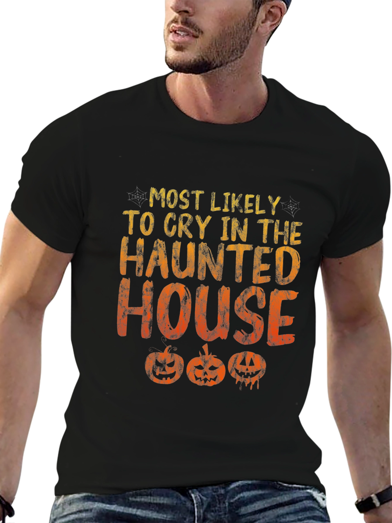 Haunted House Cryer T-Shirt: Halloween Fun!