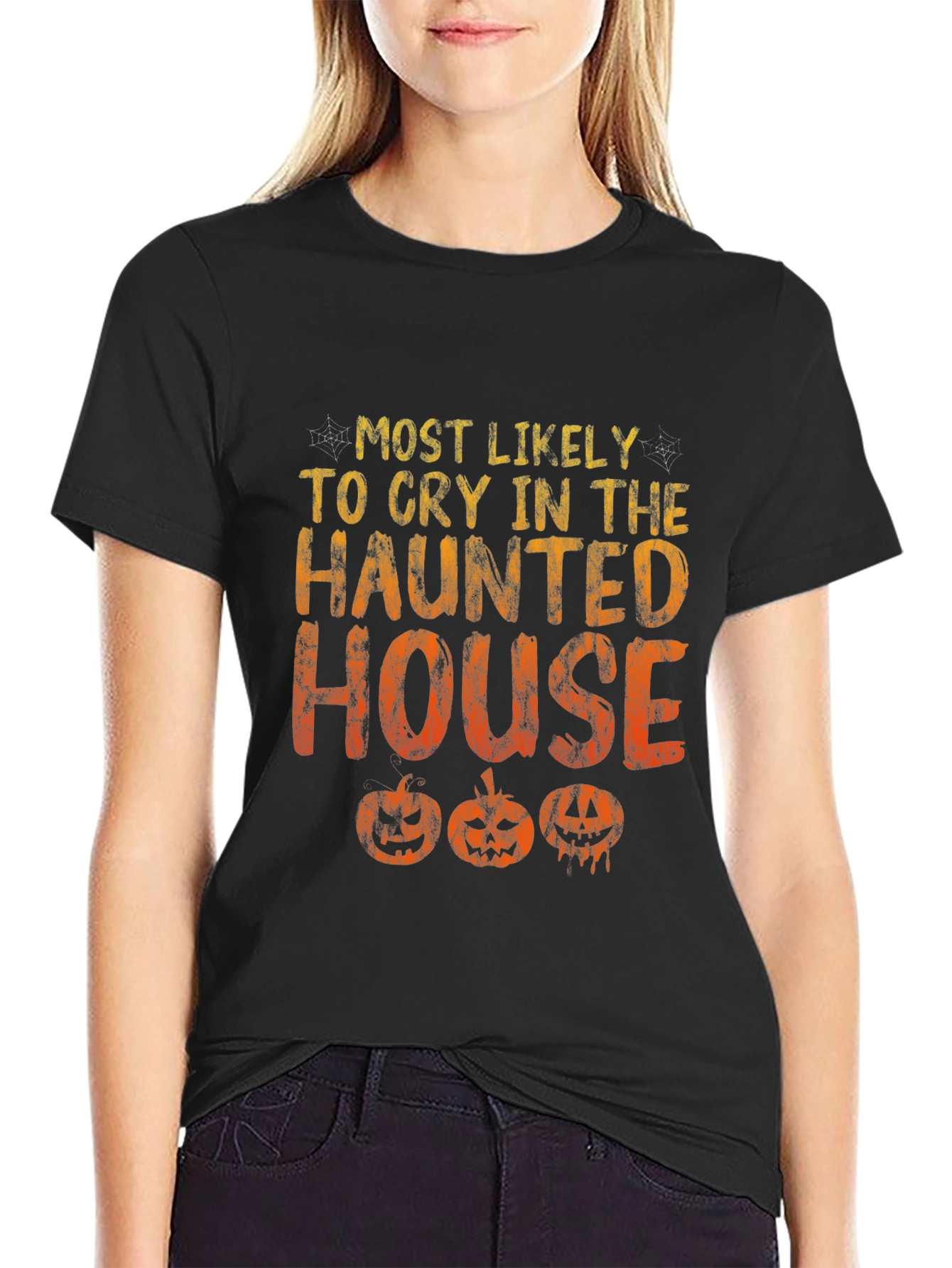 Haunted House Cryer T-Shirt: Halloween Fun!