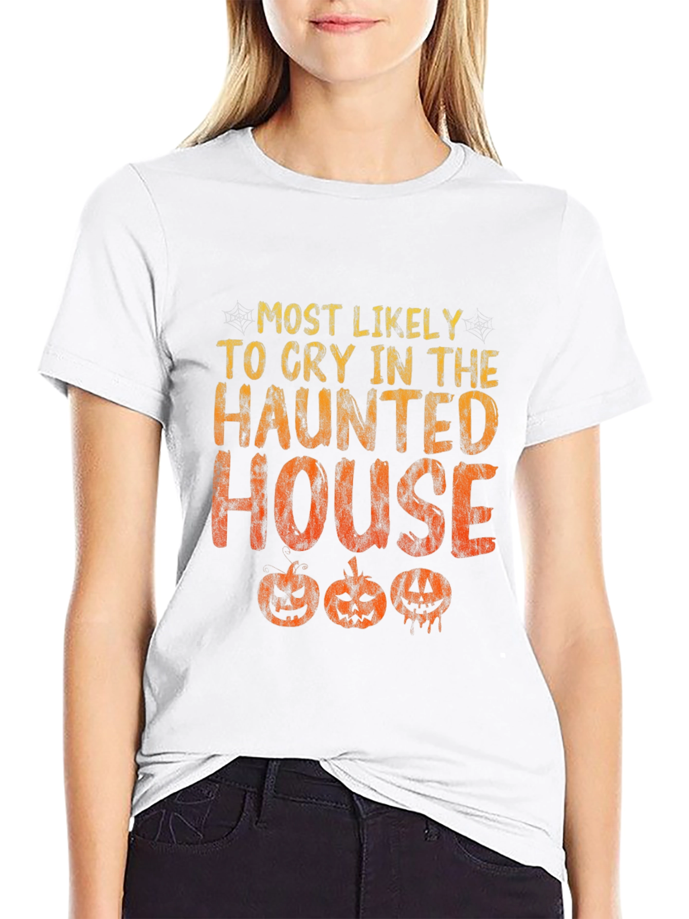 Haunted House Cryer T-Shirt: Halloween Fun!