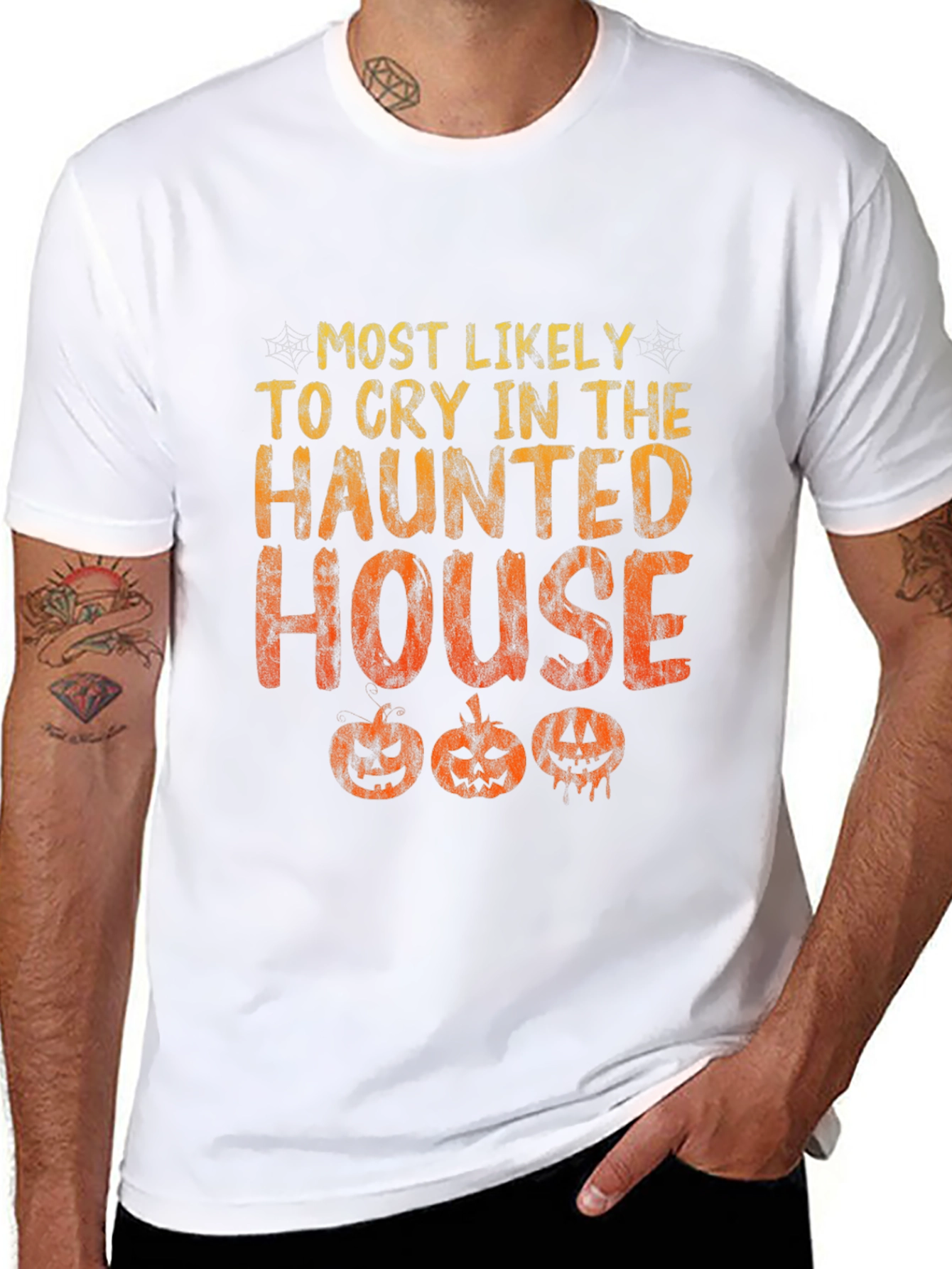 Haunted House Cryer T-Shirt: Halloween Fun!