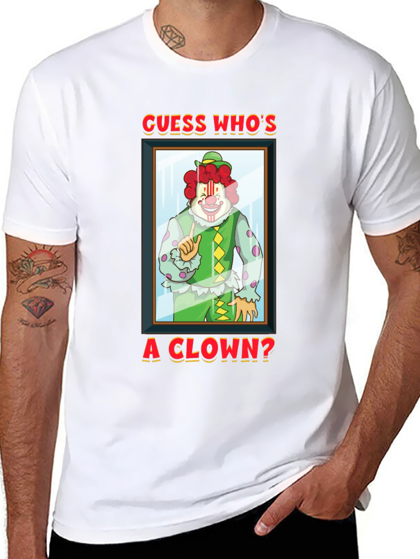 Guess Whos A Clown? Graphic T-Shirt
