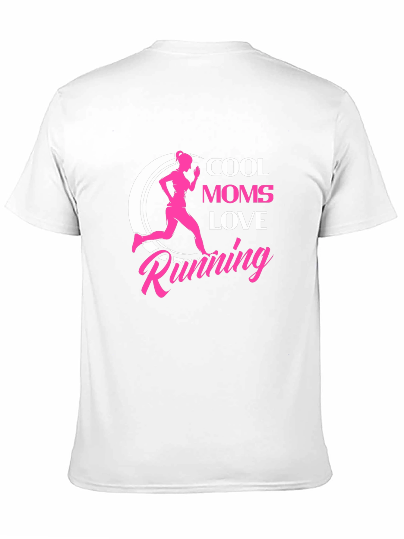 Cool Moms Love Running Black T-Shirt