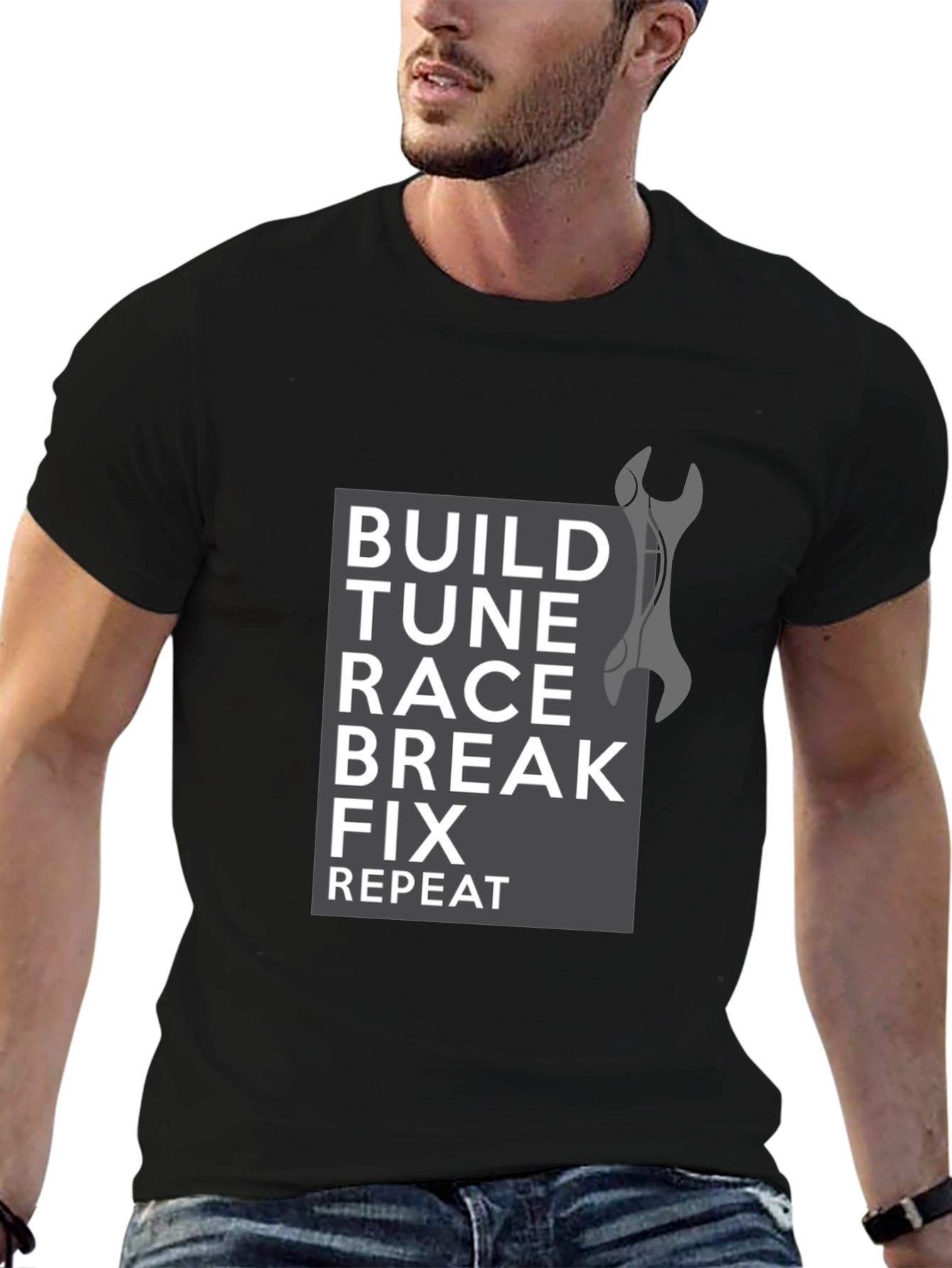 Build Tune Race T-Shirt - Car Enthusiast Tee