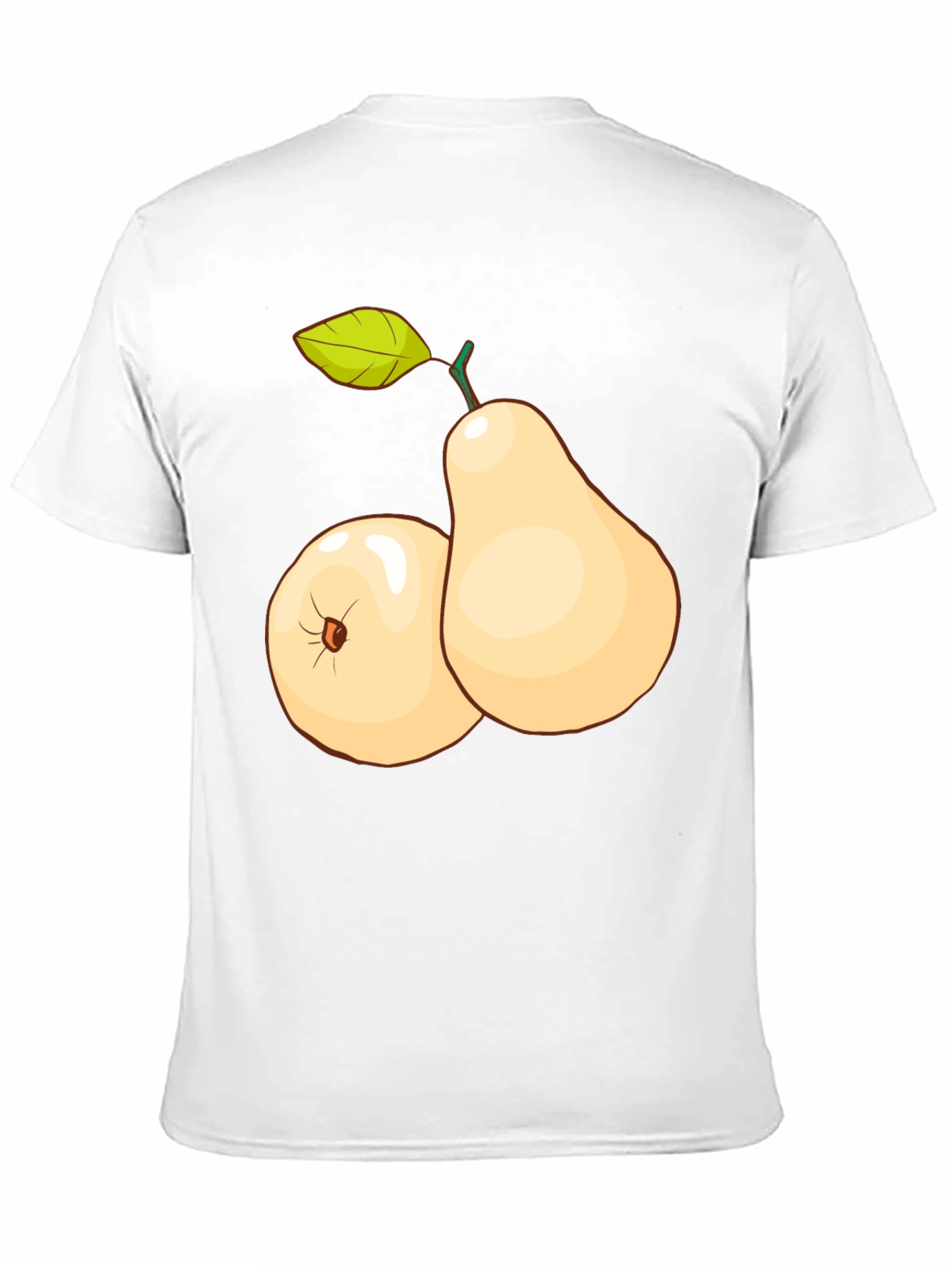 Pear Graphic T-Shirt - Stylish Fruit Design Tee