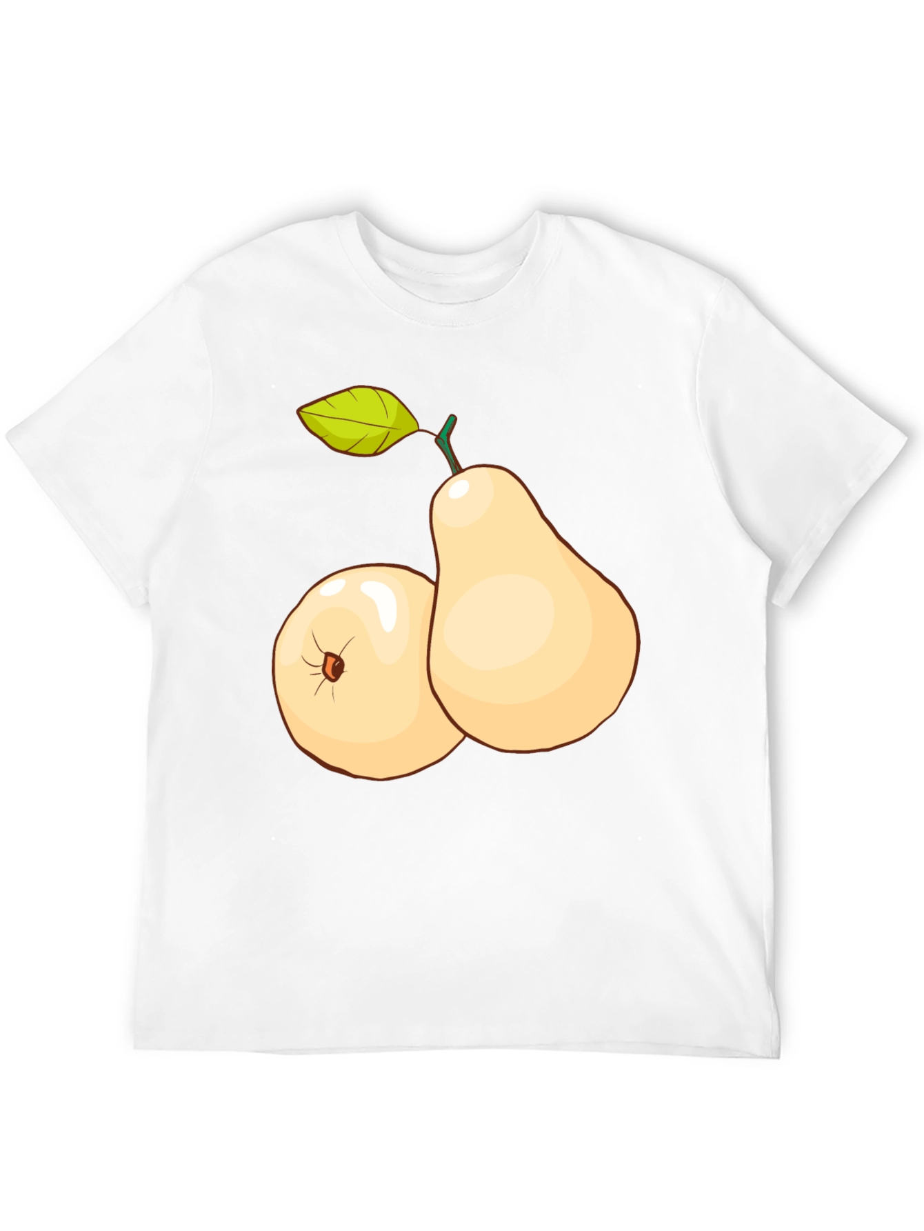 Pear Graphic T-Shirt - Stylish Fruit Design Tee