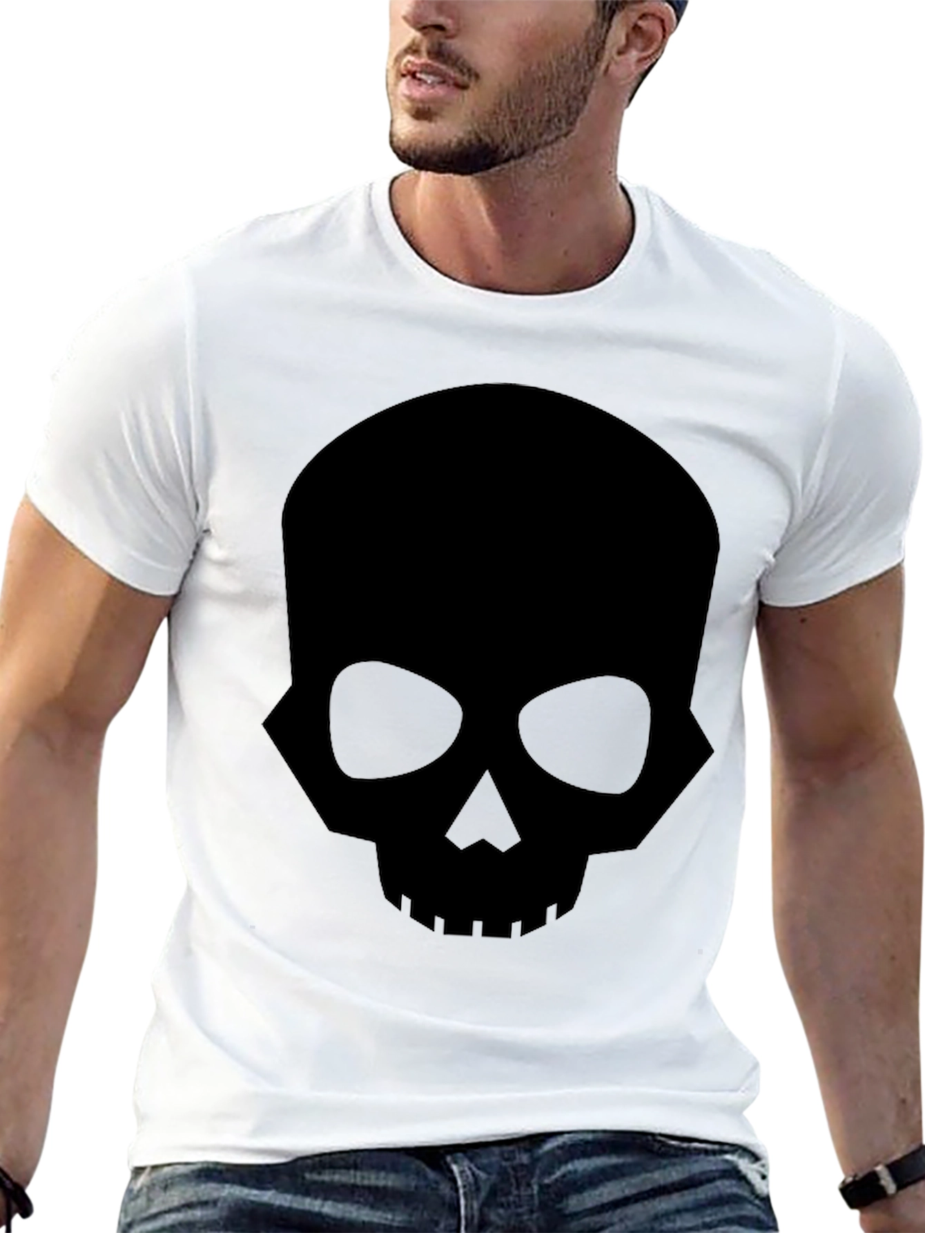 Skull Graphic Tee - Mens Black T-Shirt